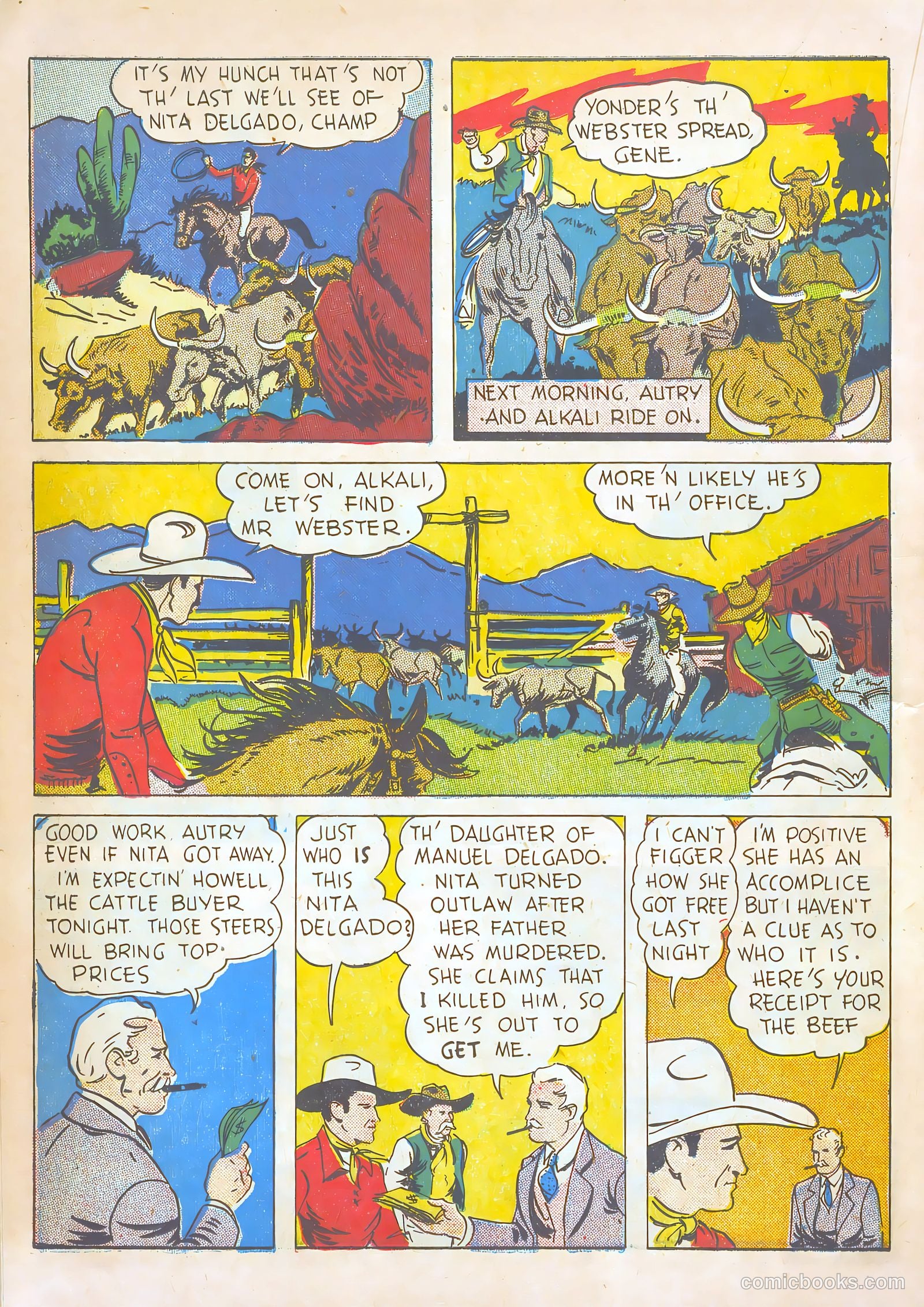 Gene Autry #10 (1943) — page 40 of 68