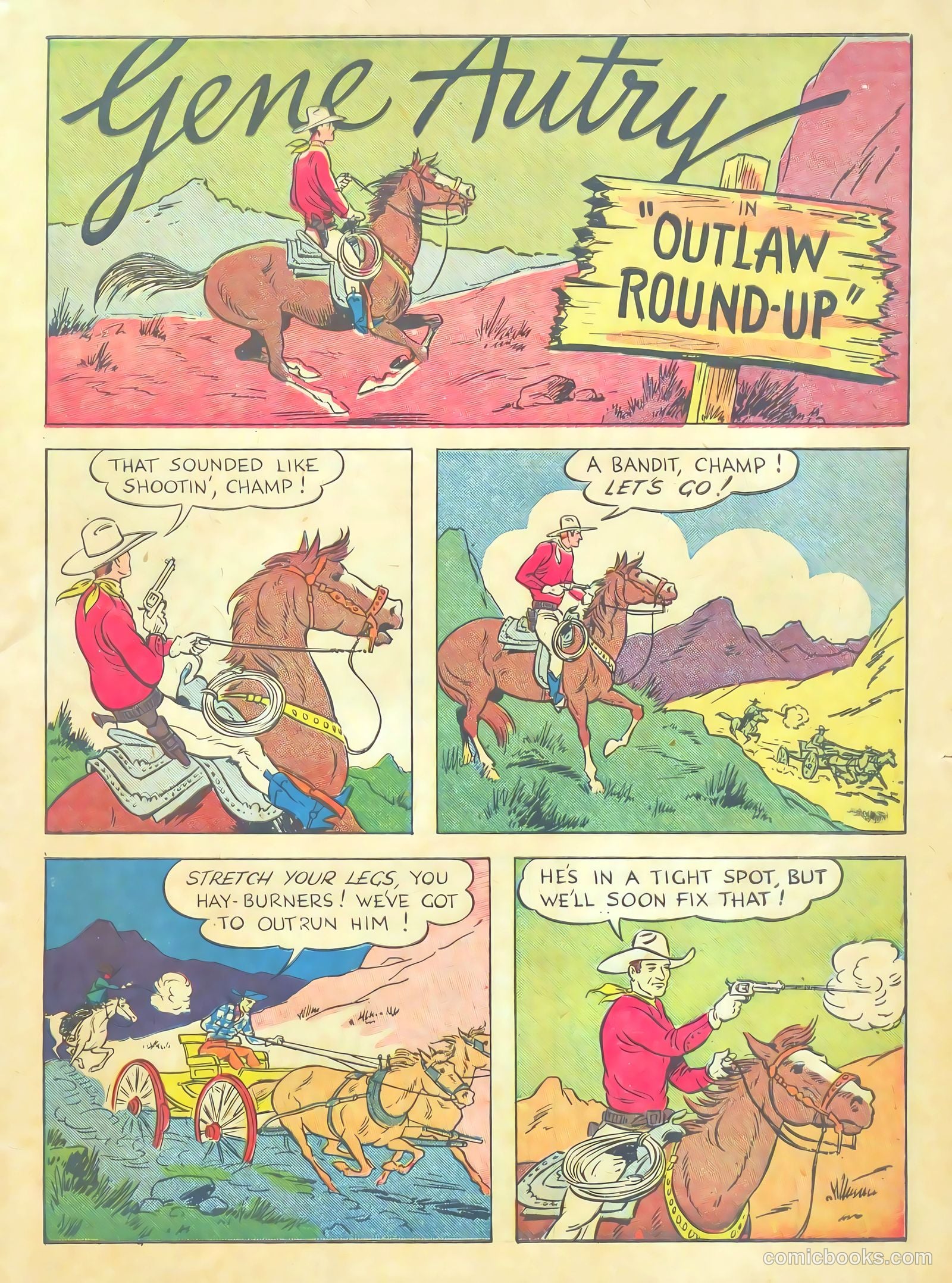 Gene Autry #6 (1943) — page 3 of 68