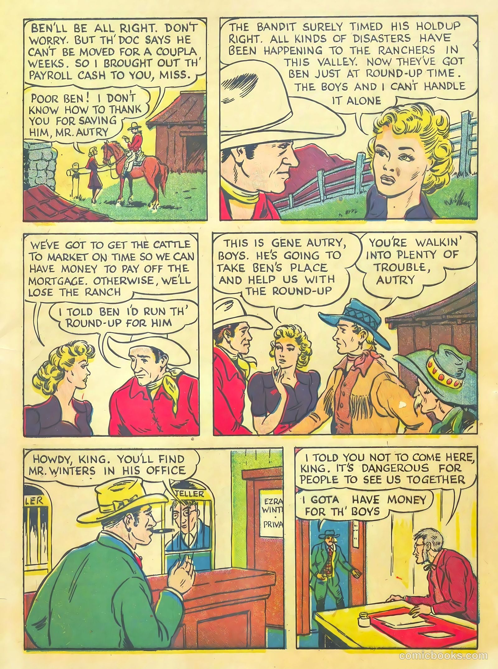 Gene Autry #6 (1943) — page 7 of 68