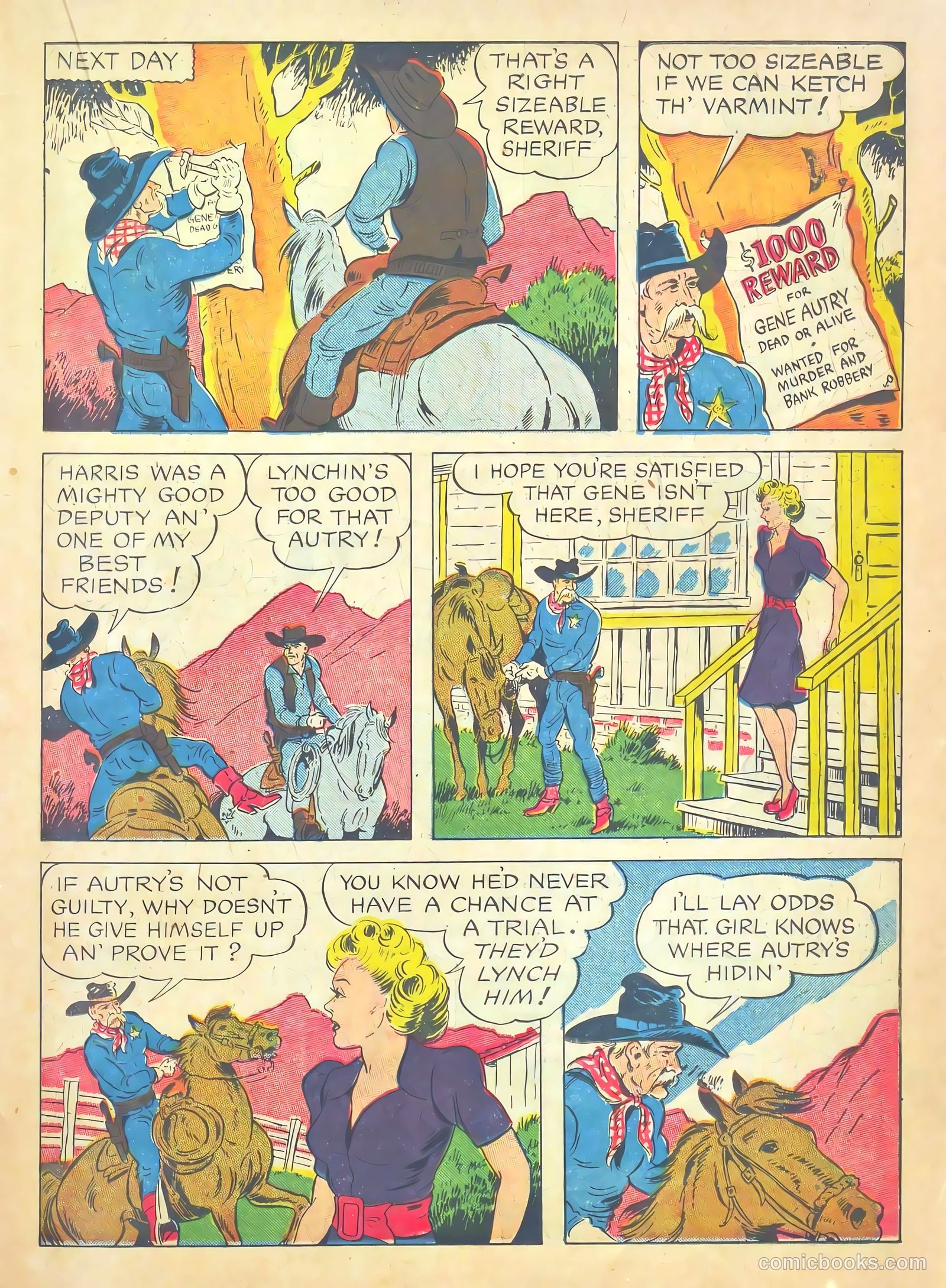 Gene Autry #6 (1943) — page 35 of 68