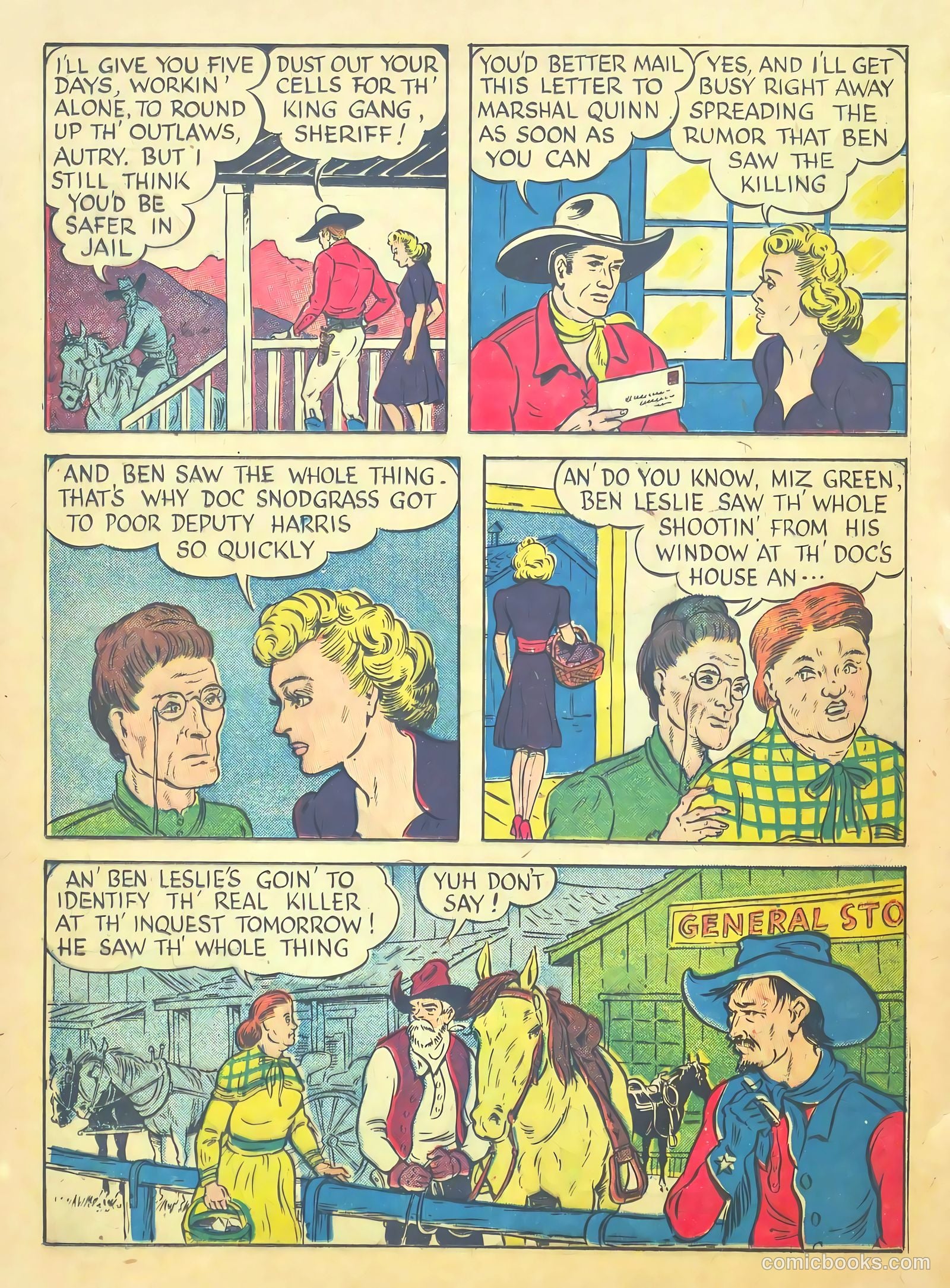 Gene Autry #6 (1943) — page 38 of 68