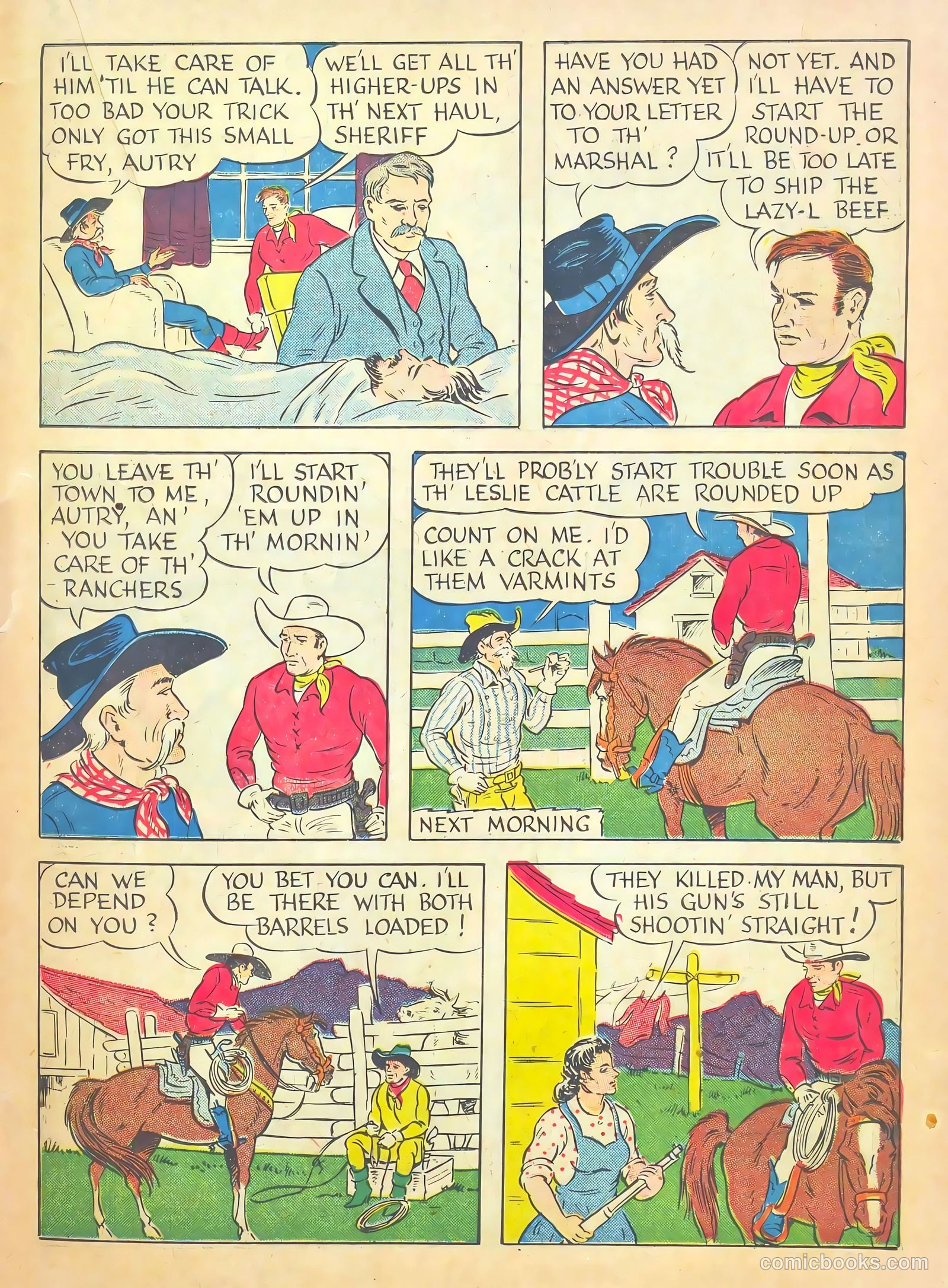 Gene Autry #6 (1943) — page 43 of 68
