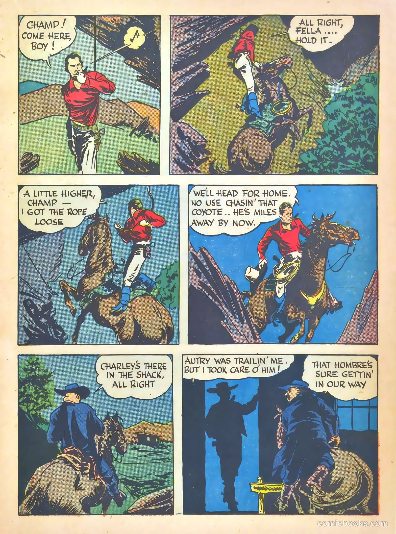 Gene Autry #7 (1943) — page 21 of 68