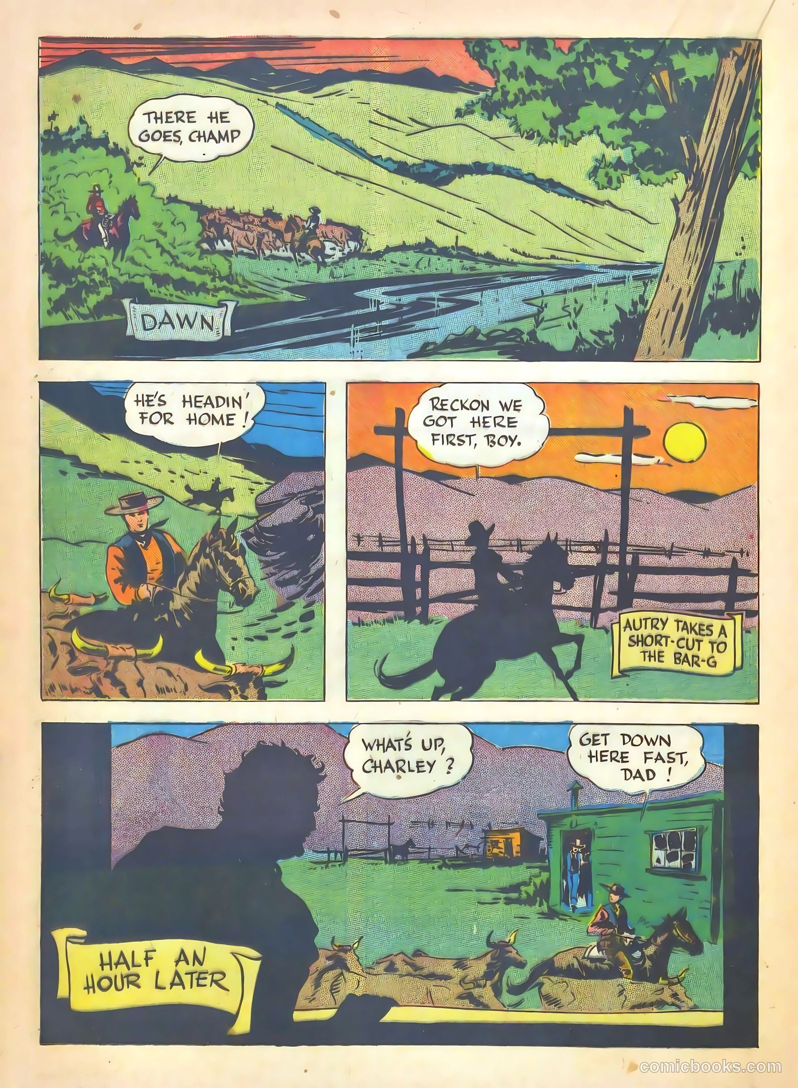 Gene Autry #7 (1943) — page 36 of 68
