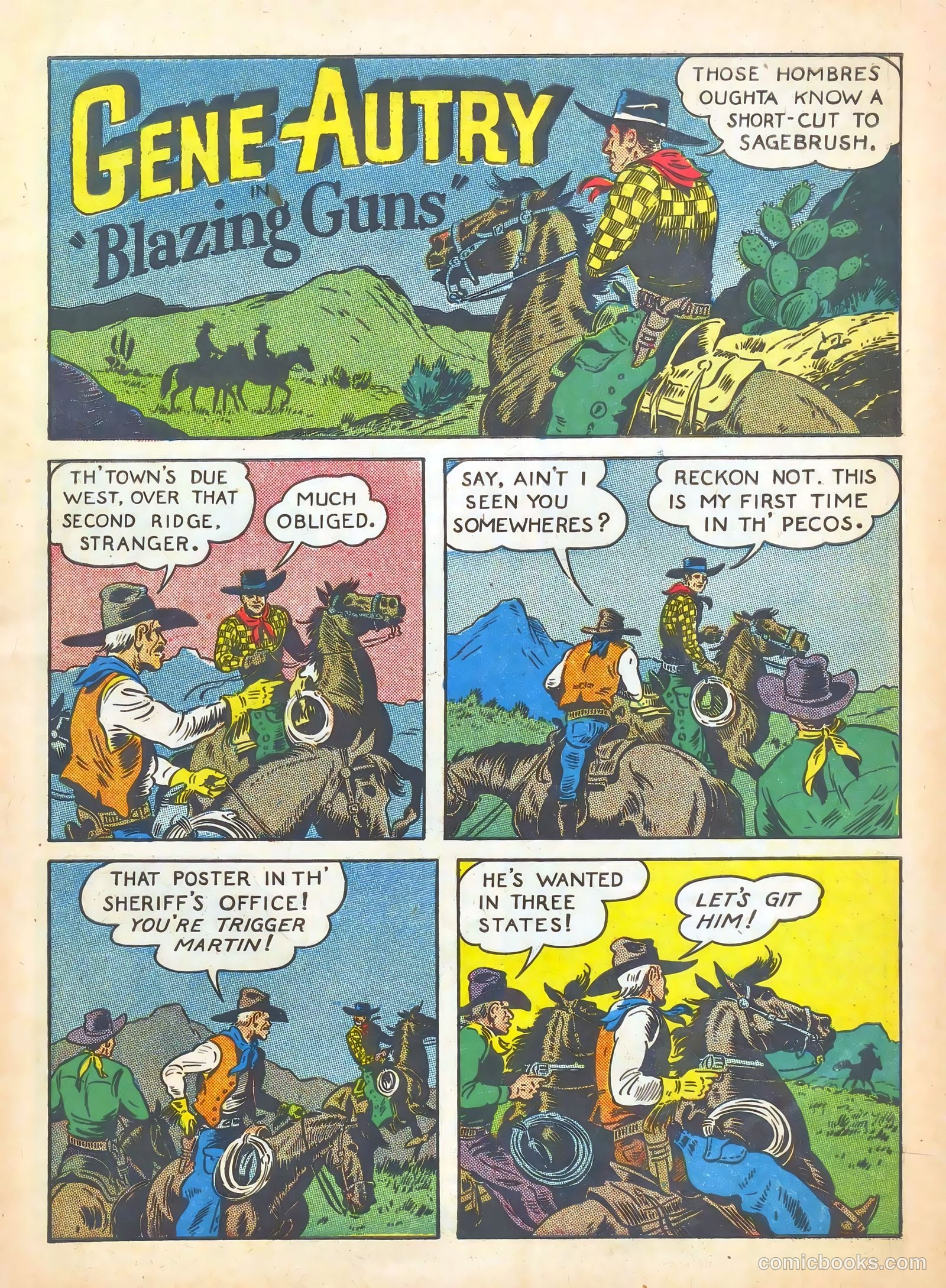 Gene Autry #8 (1943) — page 3 of 68