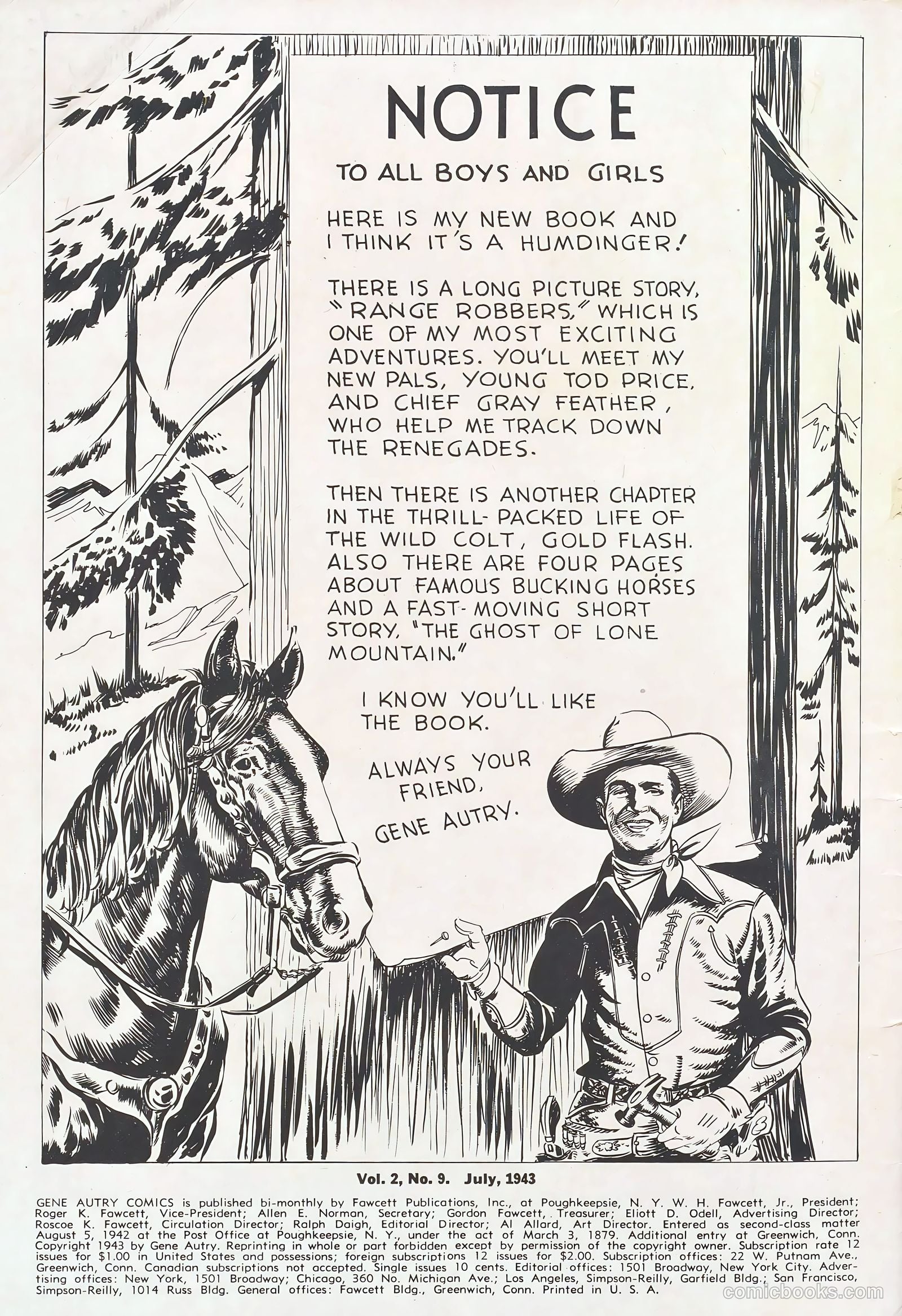 Gene Autry #9 (1943) — page 2 of 68