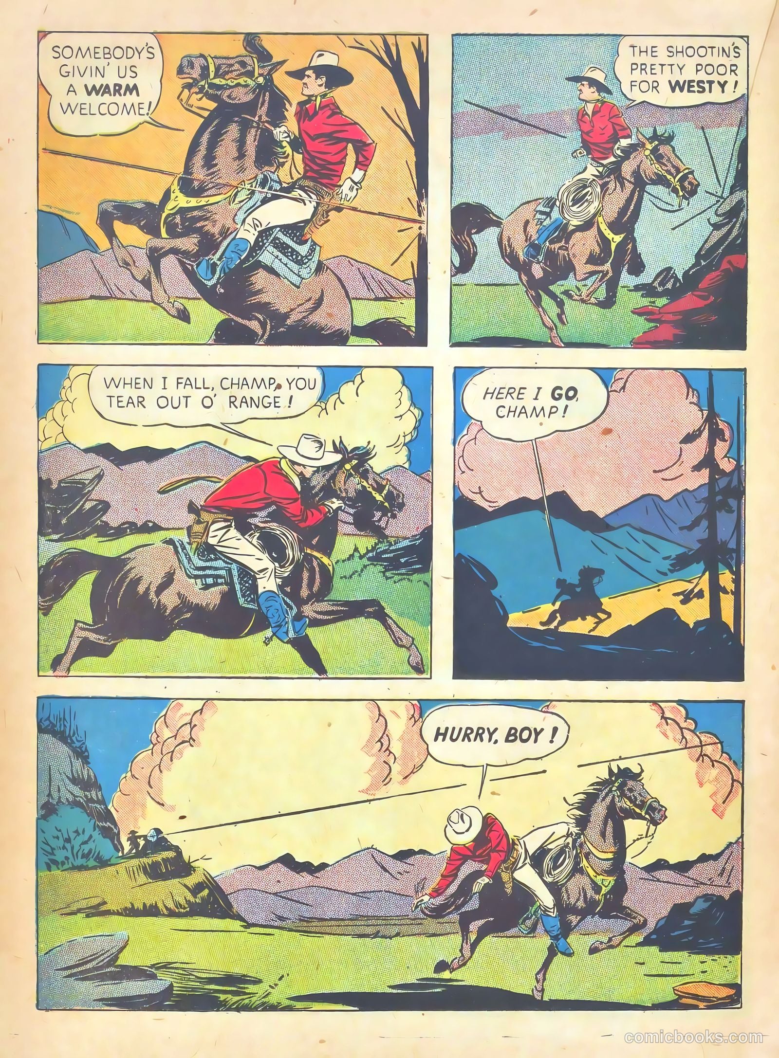 Gene Autry #9 (1943) — page 32 of 68