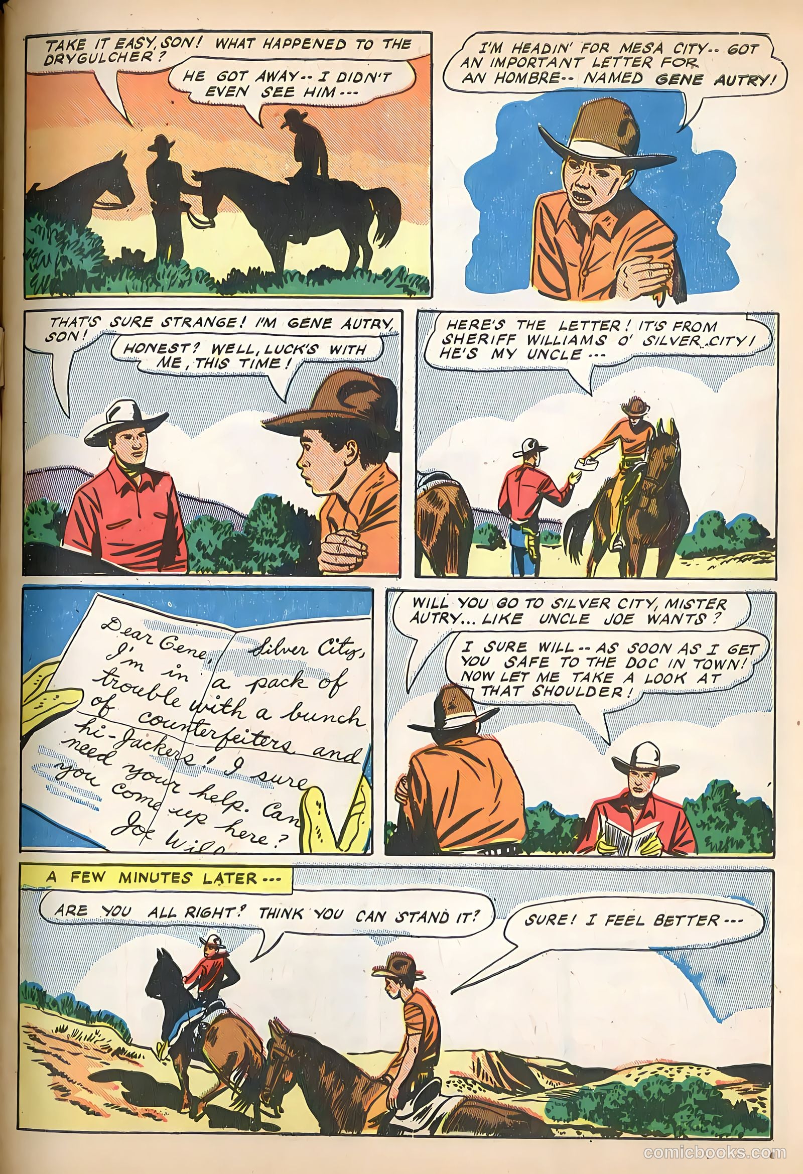 Gene Autry Comics #1 (1941) — page 3 of 52