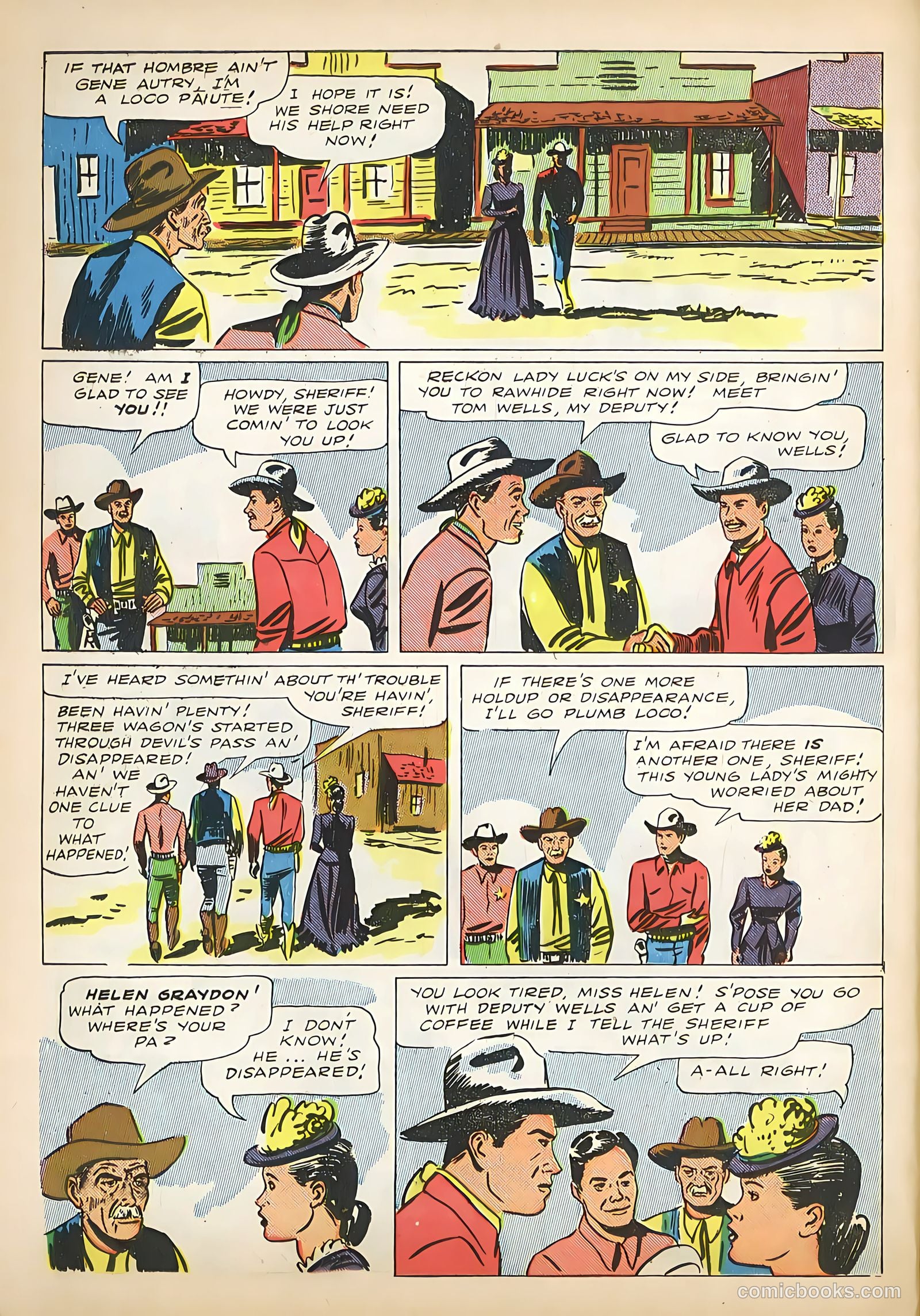 Gene Autry Comics #1 (1941) — page 36 of 52