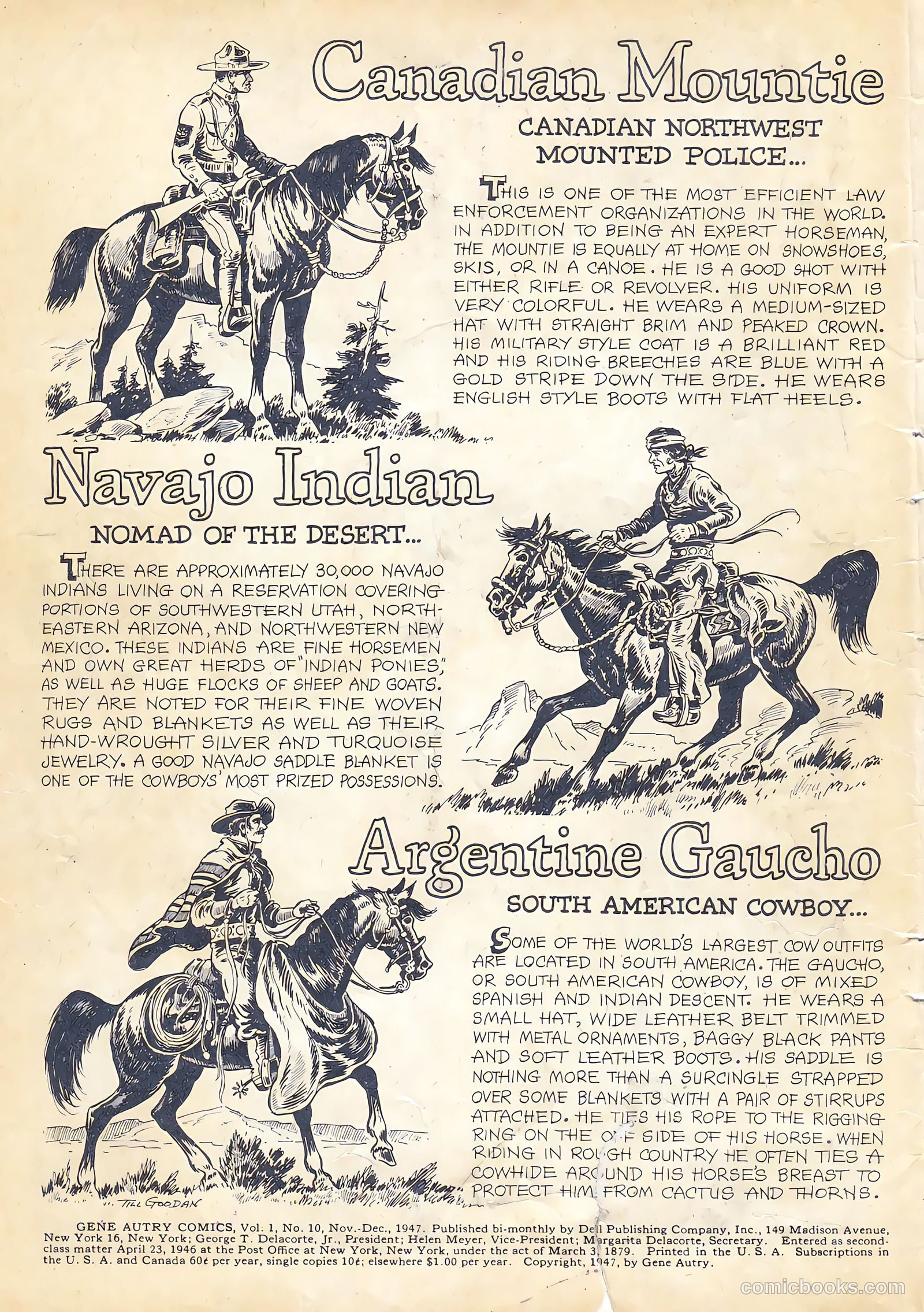 Gene Autry Comics #10 (1943) — page 2 of 36
