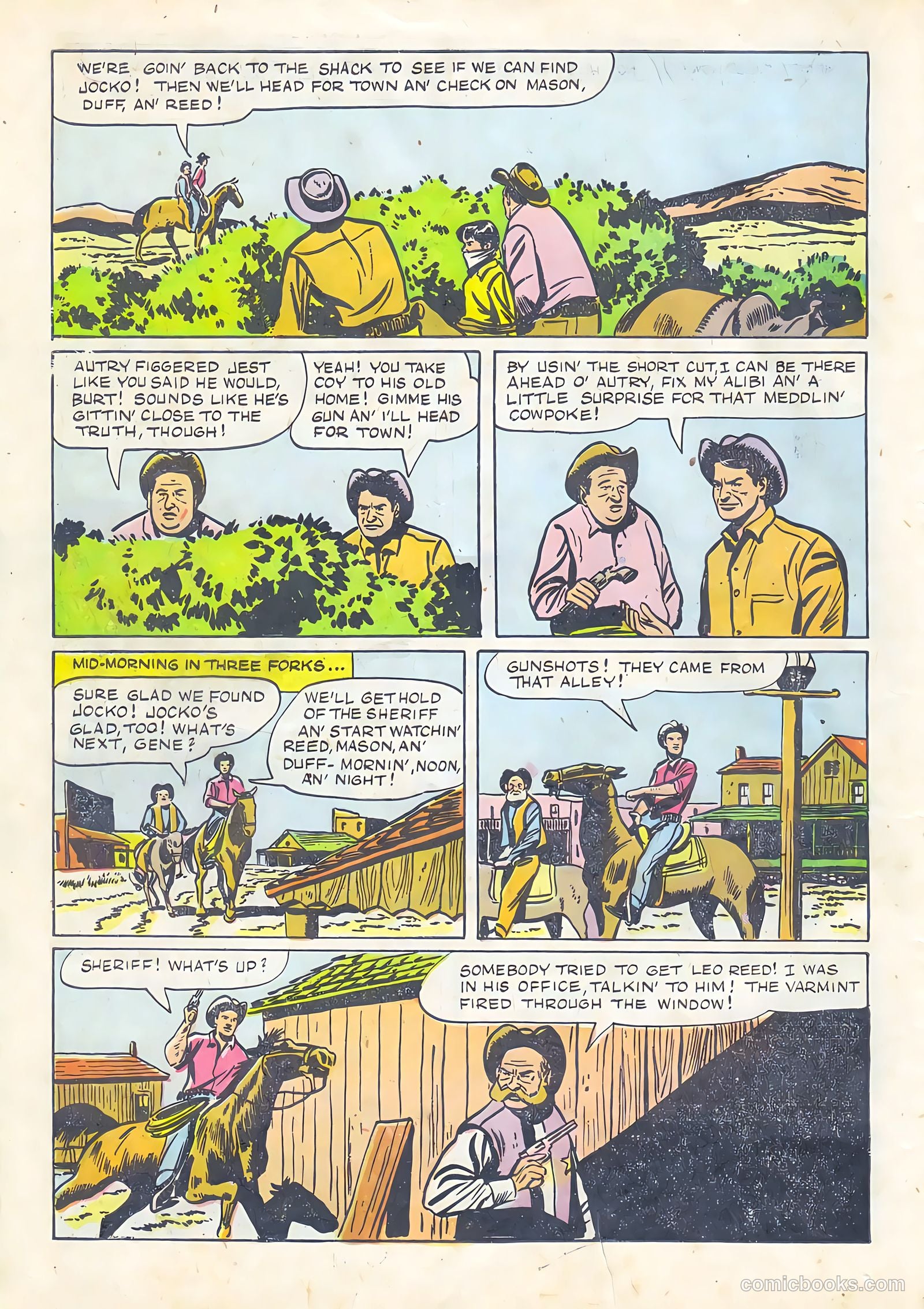 Gene Autry Comics #10 (1943) — page 22 of 36