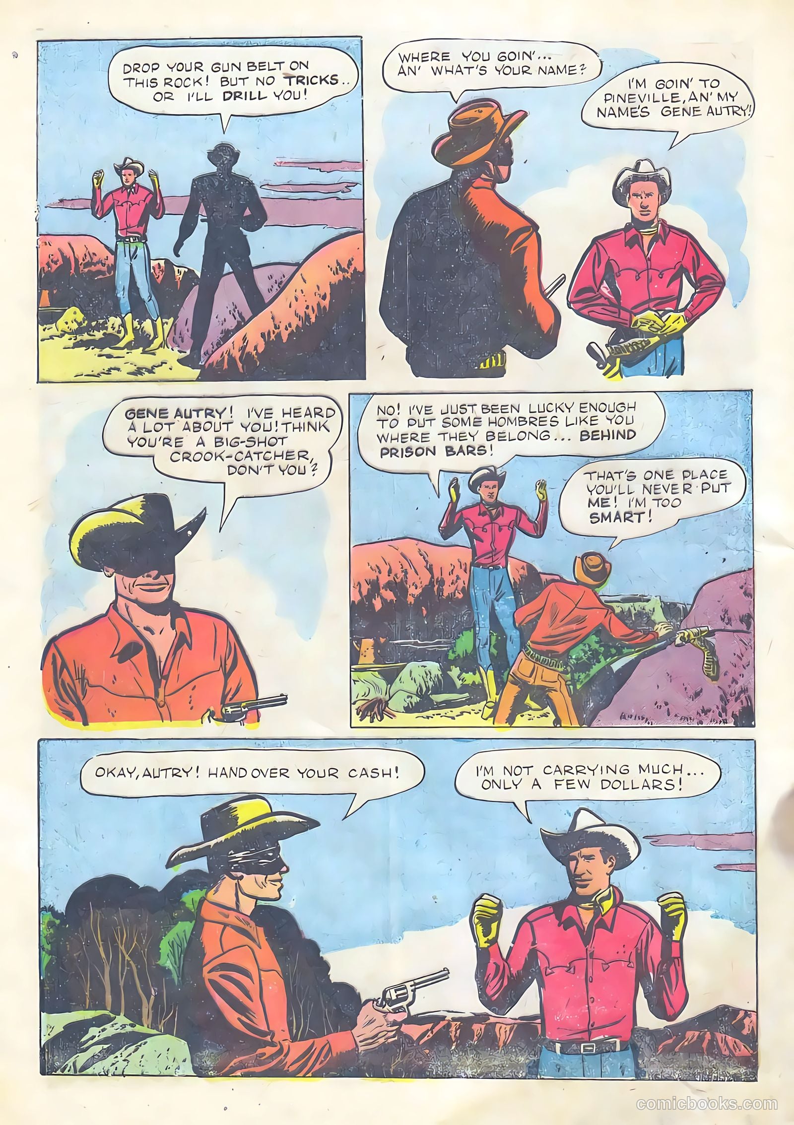 Gene Autry Comics #11 (1954) — page 4 of 36