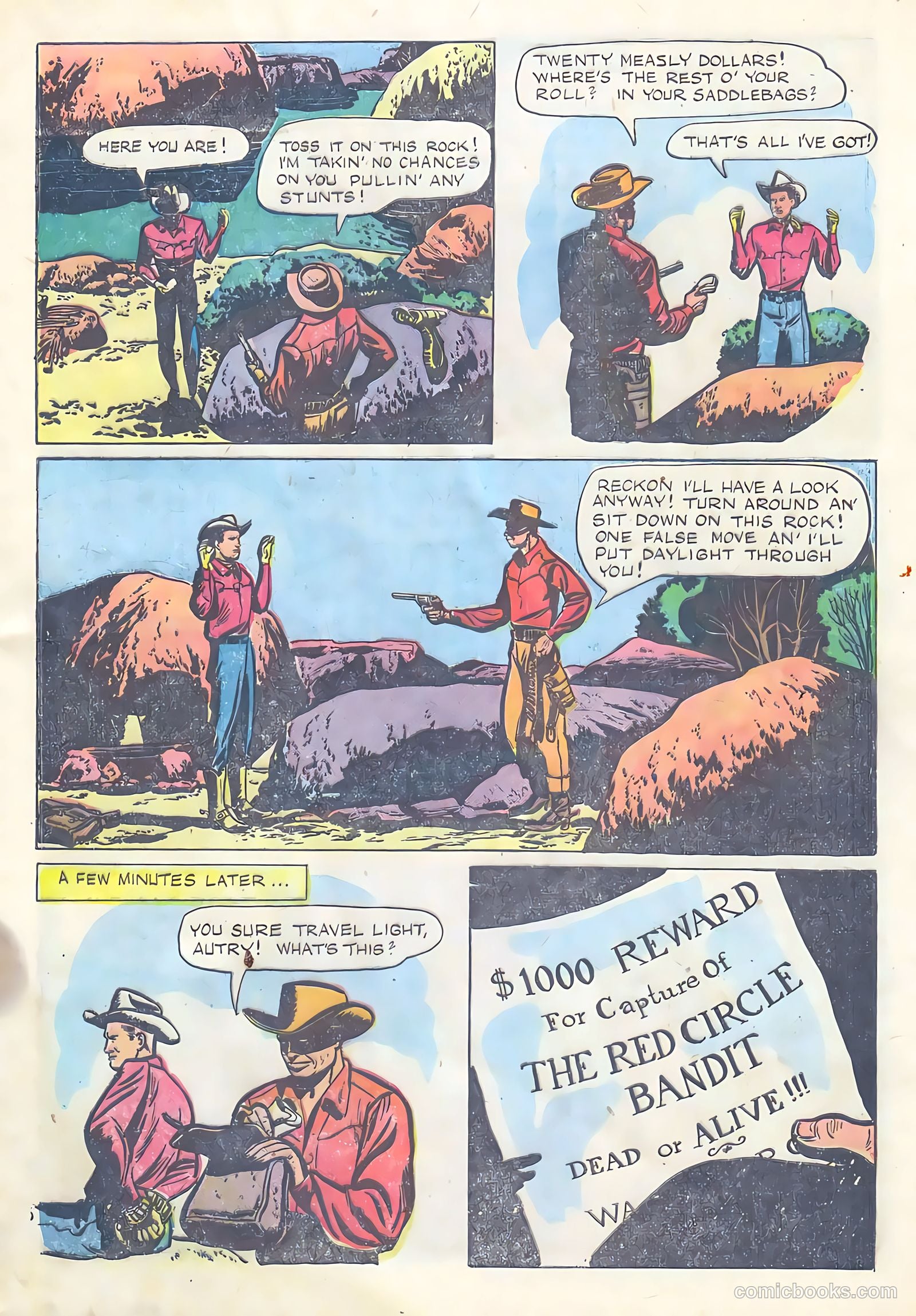 Gene Autry Comics #11 (1954) — page 5 of 36