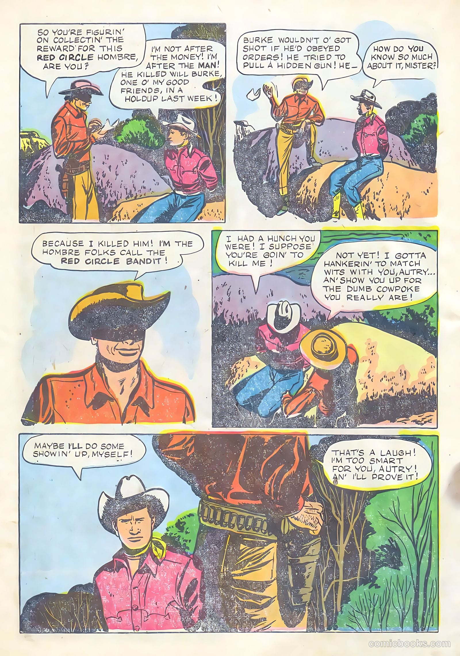 Gene Autry Comics #11 (1954) — page 6 of 36