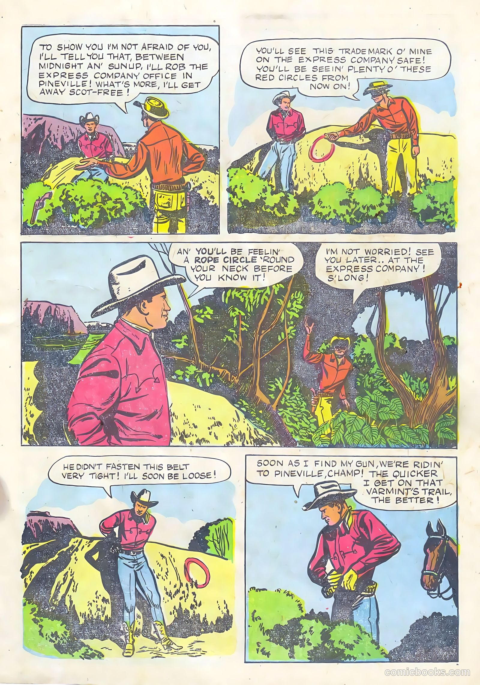 Gene Autry Comics #11 (1954) — page 7 of 36
