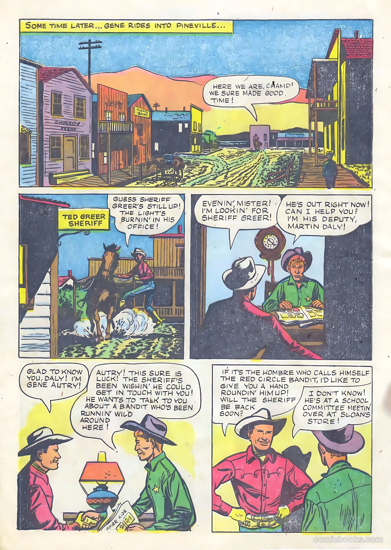 Gene Autry Comics #11 (1954) — page 8 of 36