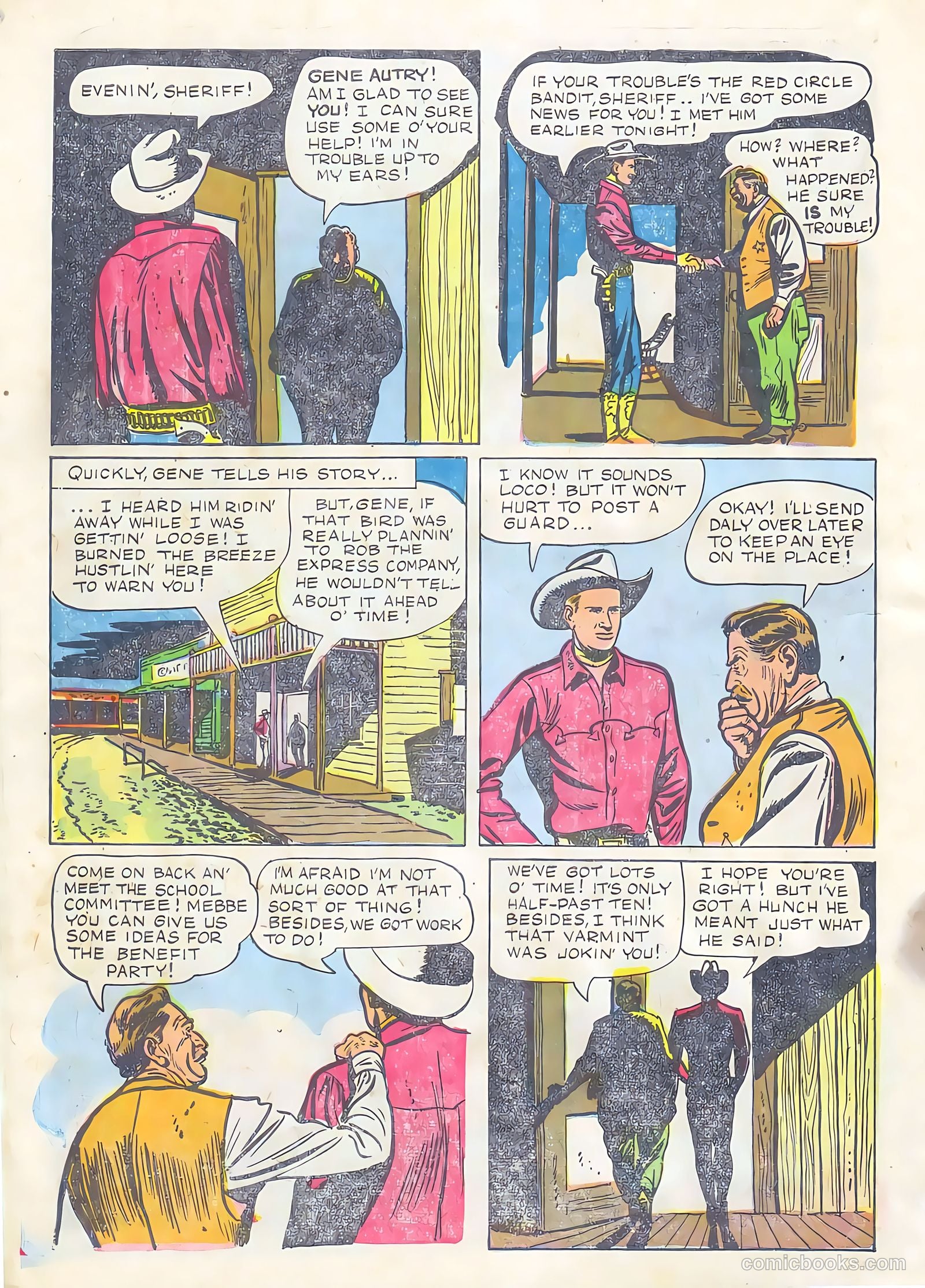 Gene Autry Comics #11 (1954) — page 10 of 36