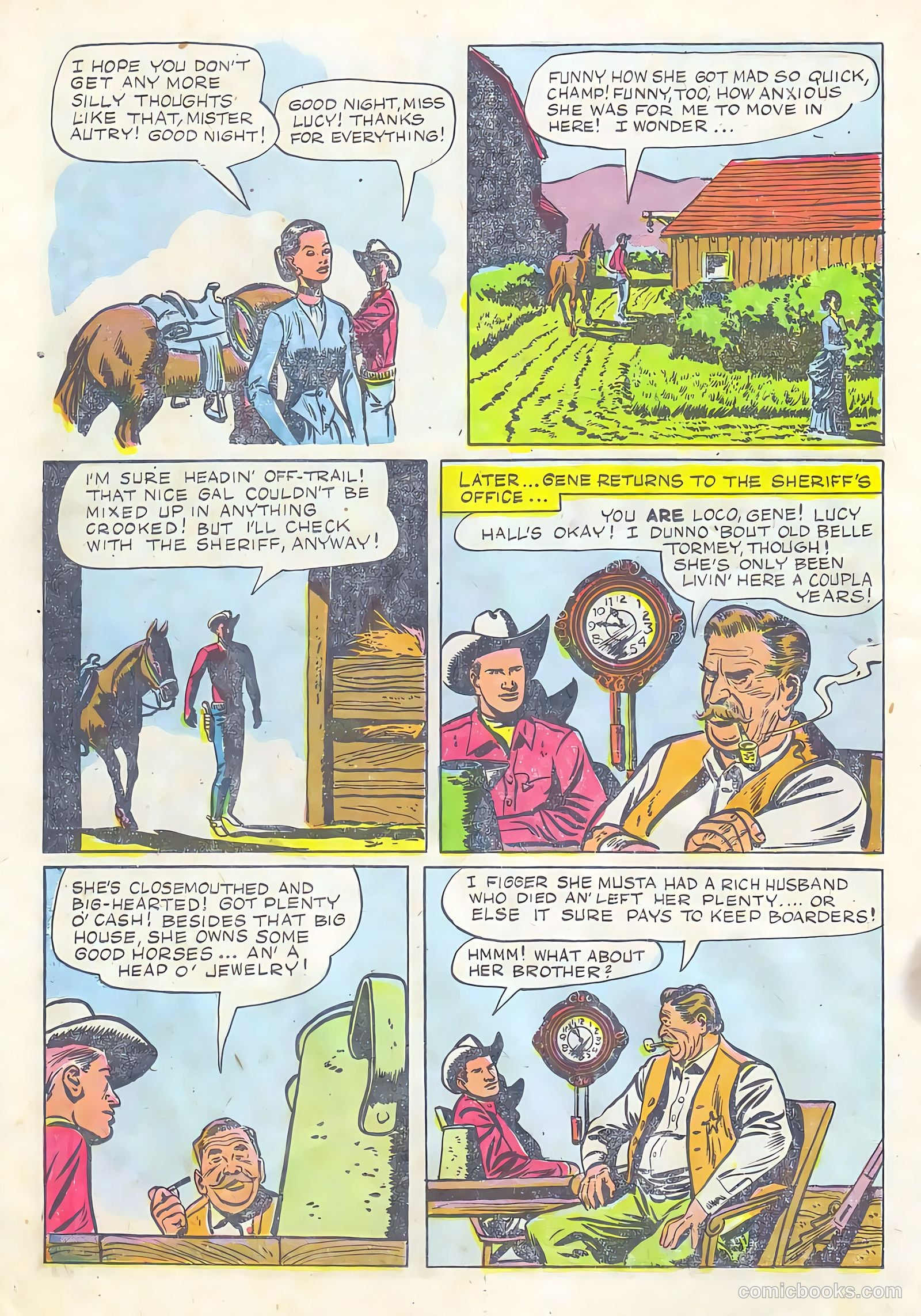 Gene Autry Comics #11 (1954) — page 14 of 36