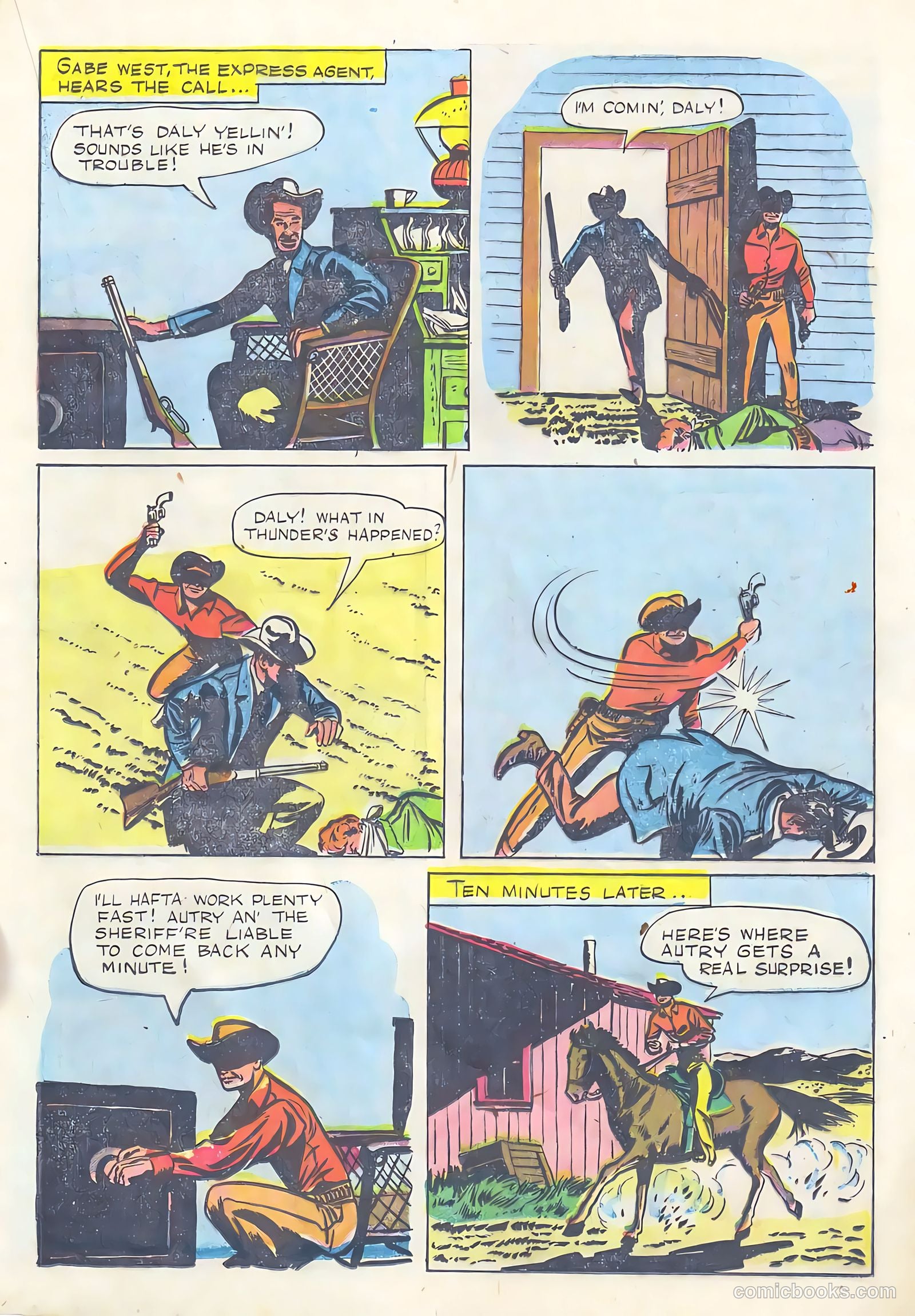 Gene Autry Comics #11 (1954) — page 17 of 36