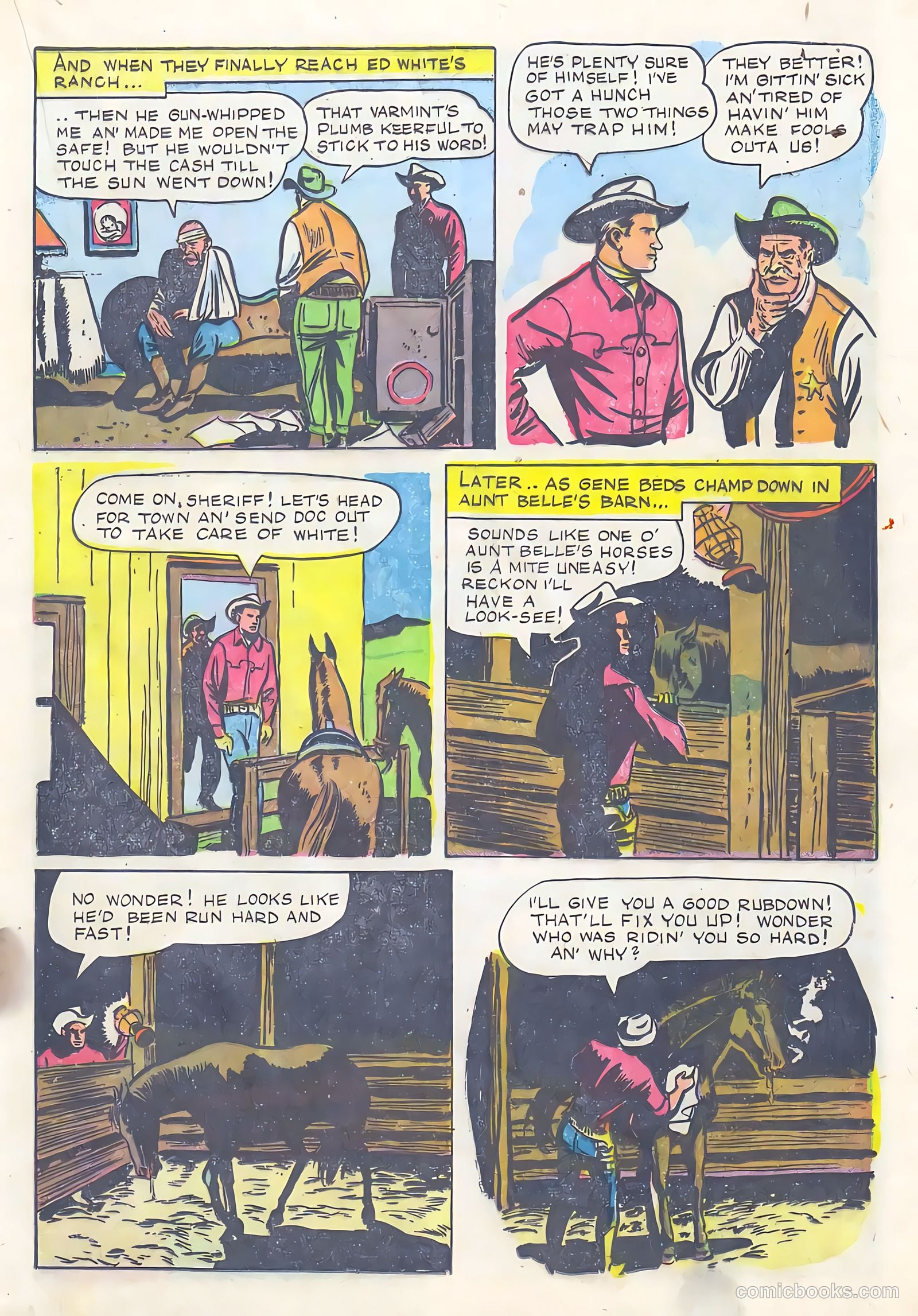 Gene Autry Comics #11 (1954) — page 21 of 36