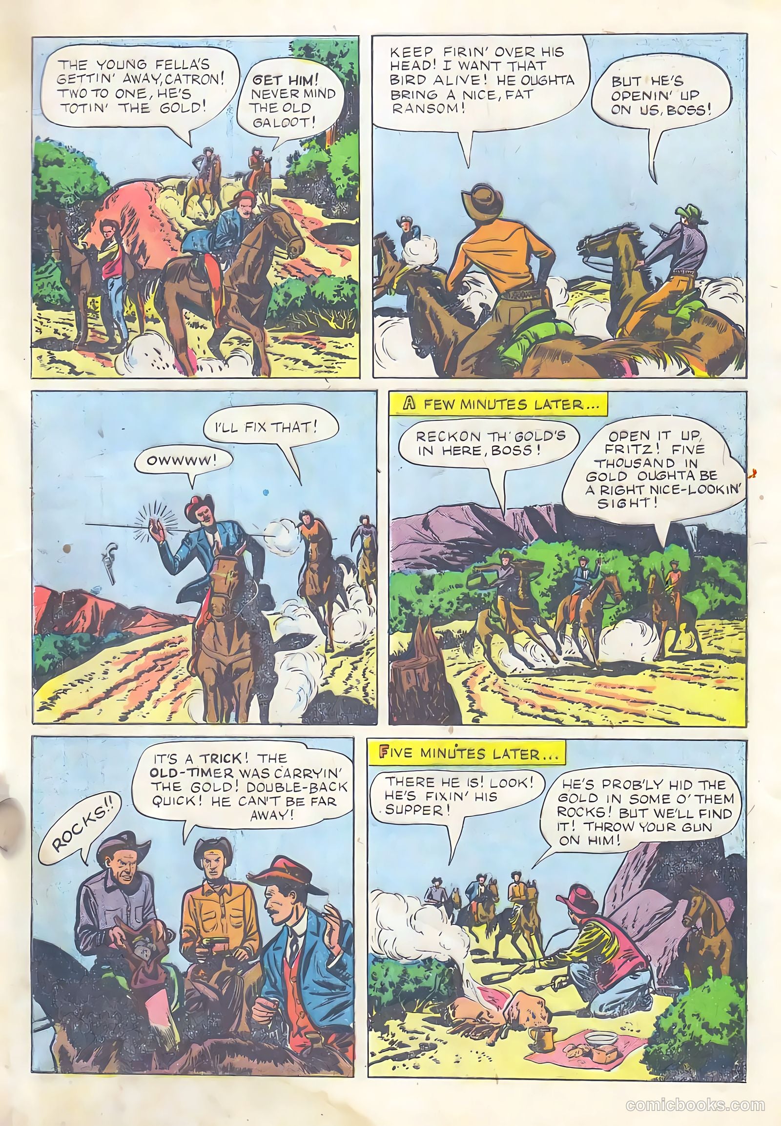 Gene Autry Comics #11 (1954) — page 33 of 36