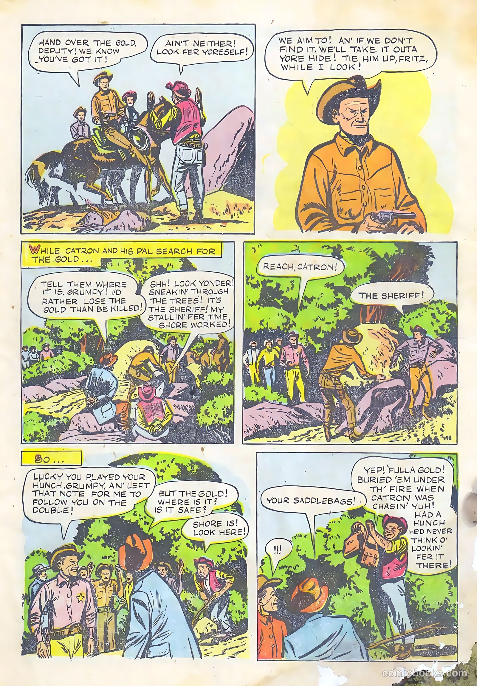 Gene Autry Comics #11 (1954) — page 34 of 36