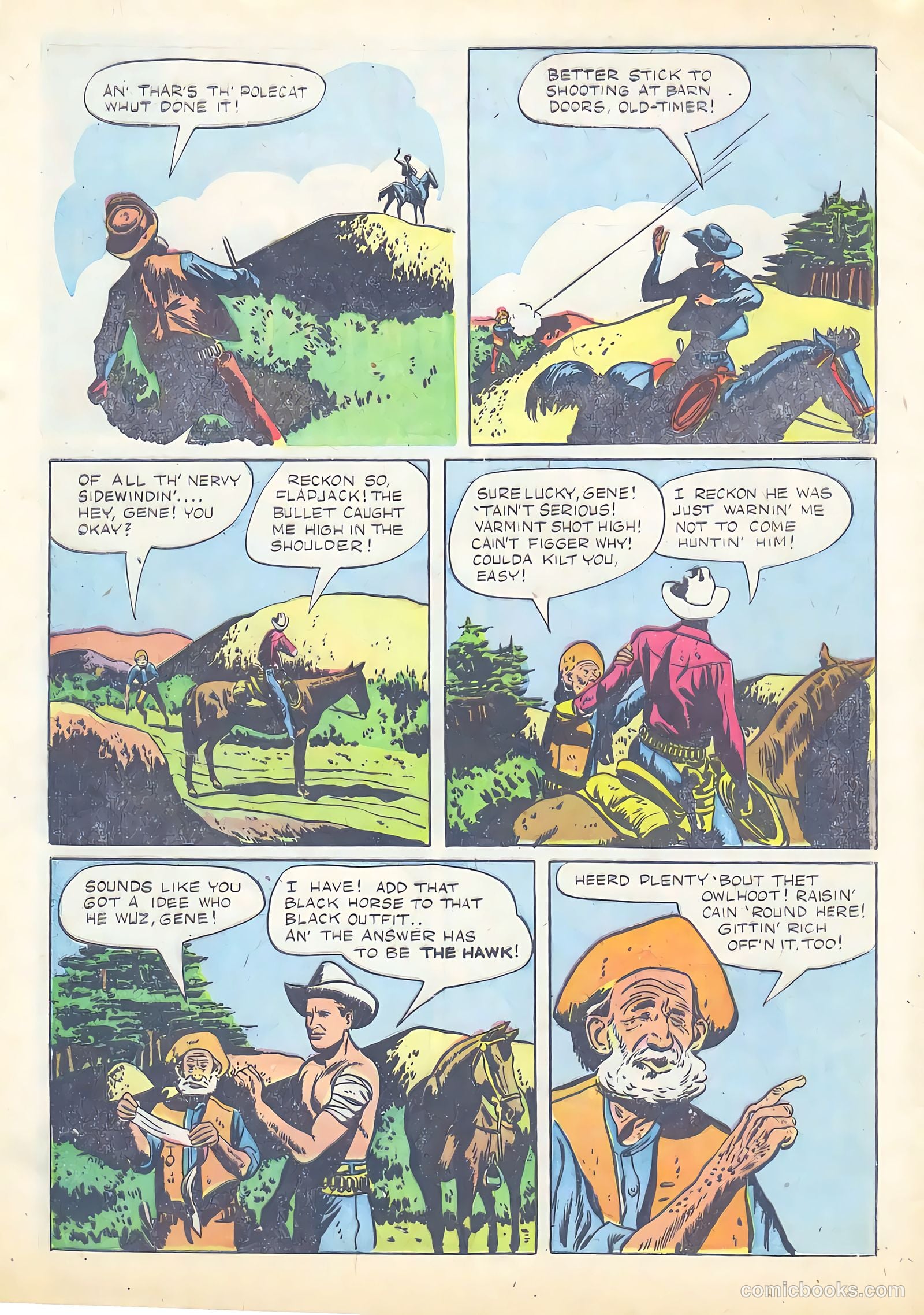 Gene Autry Comics #13 (1954) — page 4 of 36