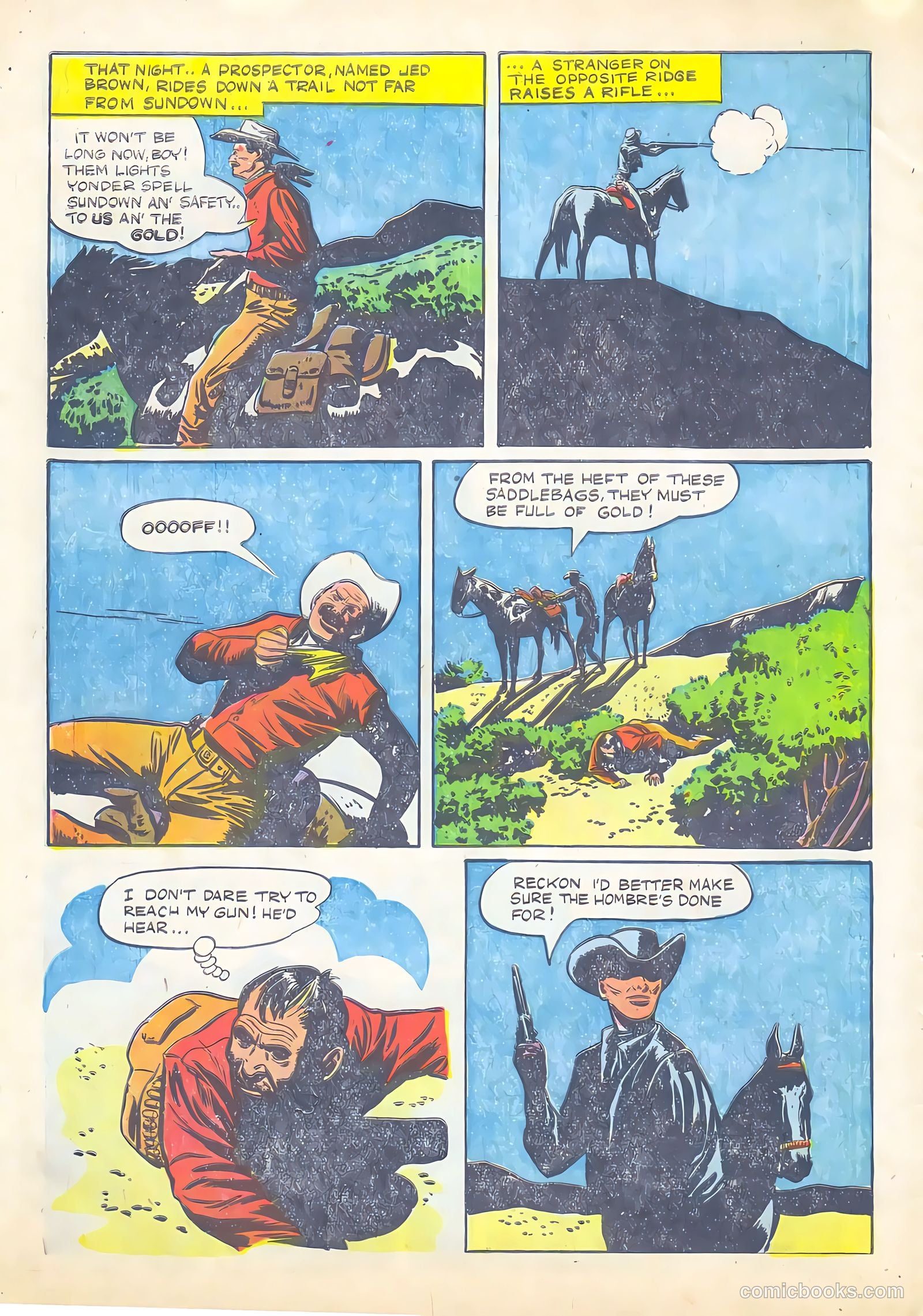 Gene Autry Comics #13 (1954) — page 6 of 36