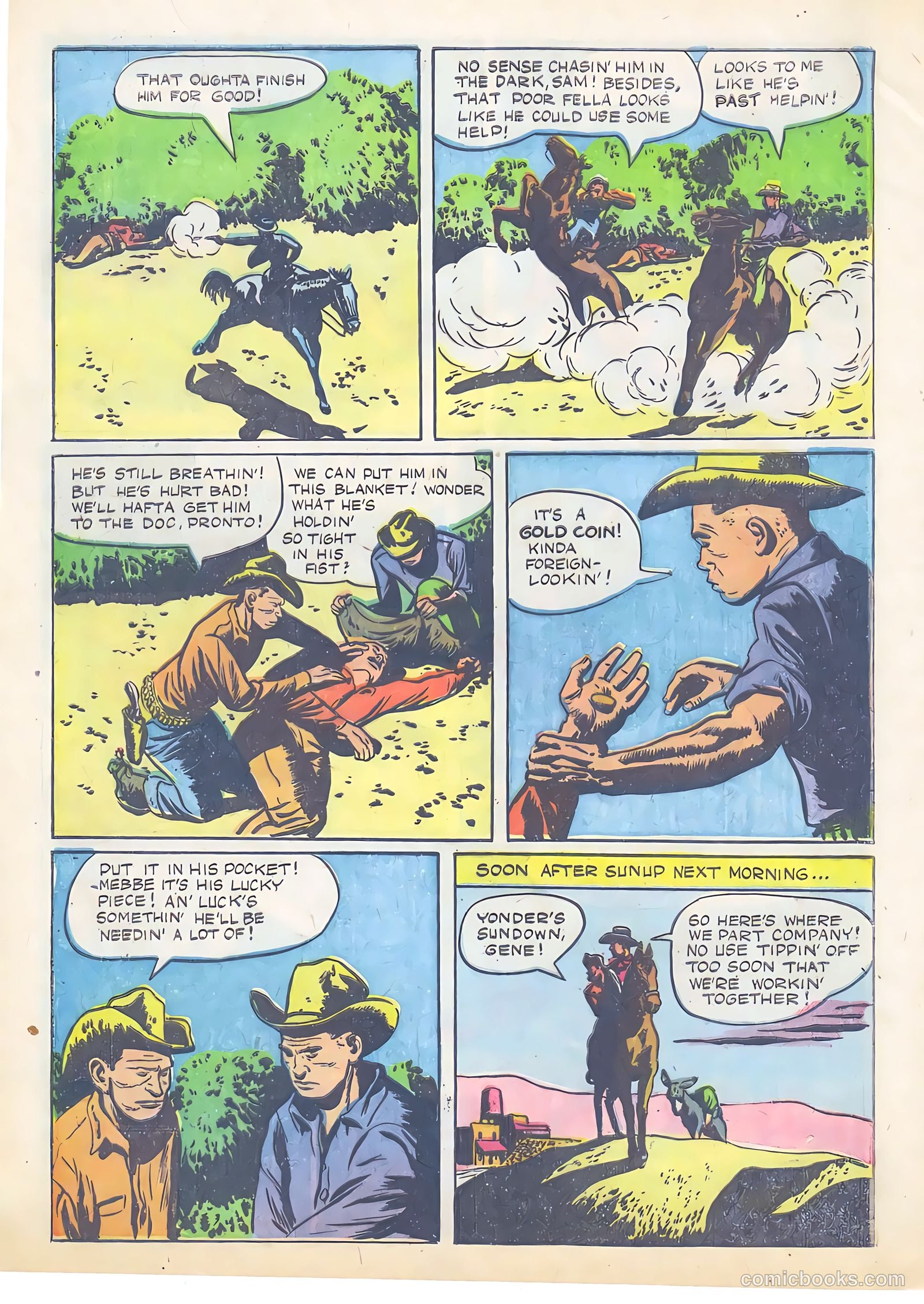 Gene Autry Comics #13 (1954) — page 8 of 36