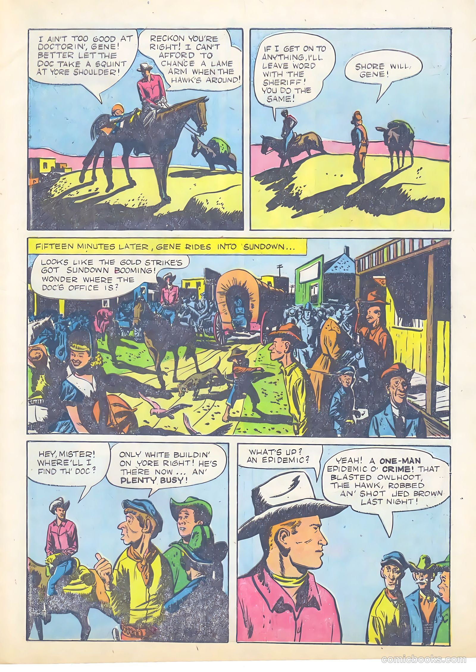 Gene Autry Comics #13 (1954) — page 9 of 36