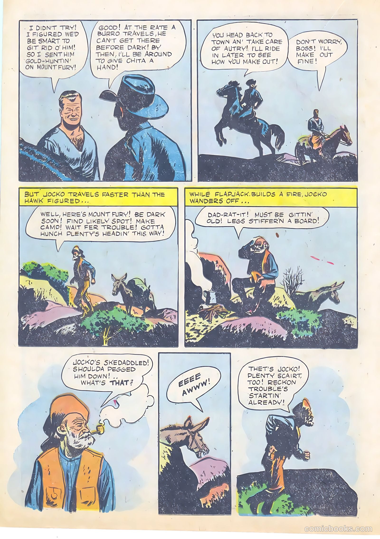 Gene Autry Comics #13 (1954) — page 18 of 36