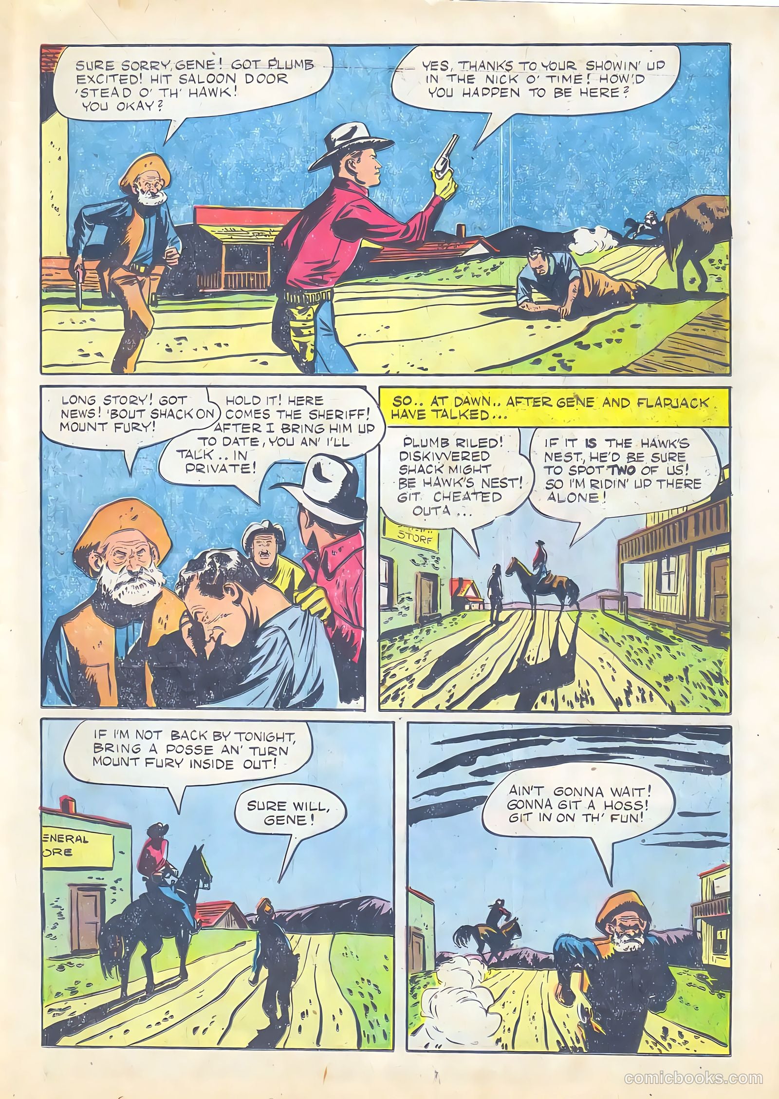 Gene Autry Comics #13 (1954) — page 23 of 36