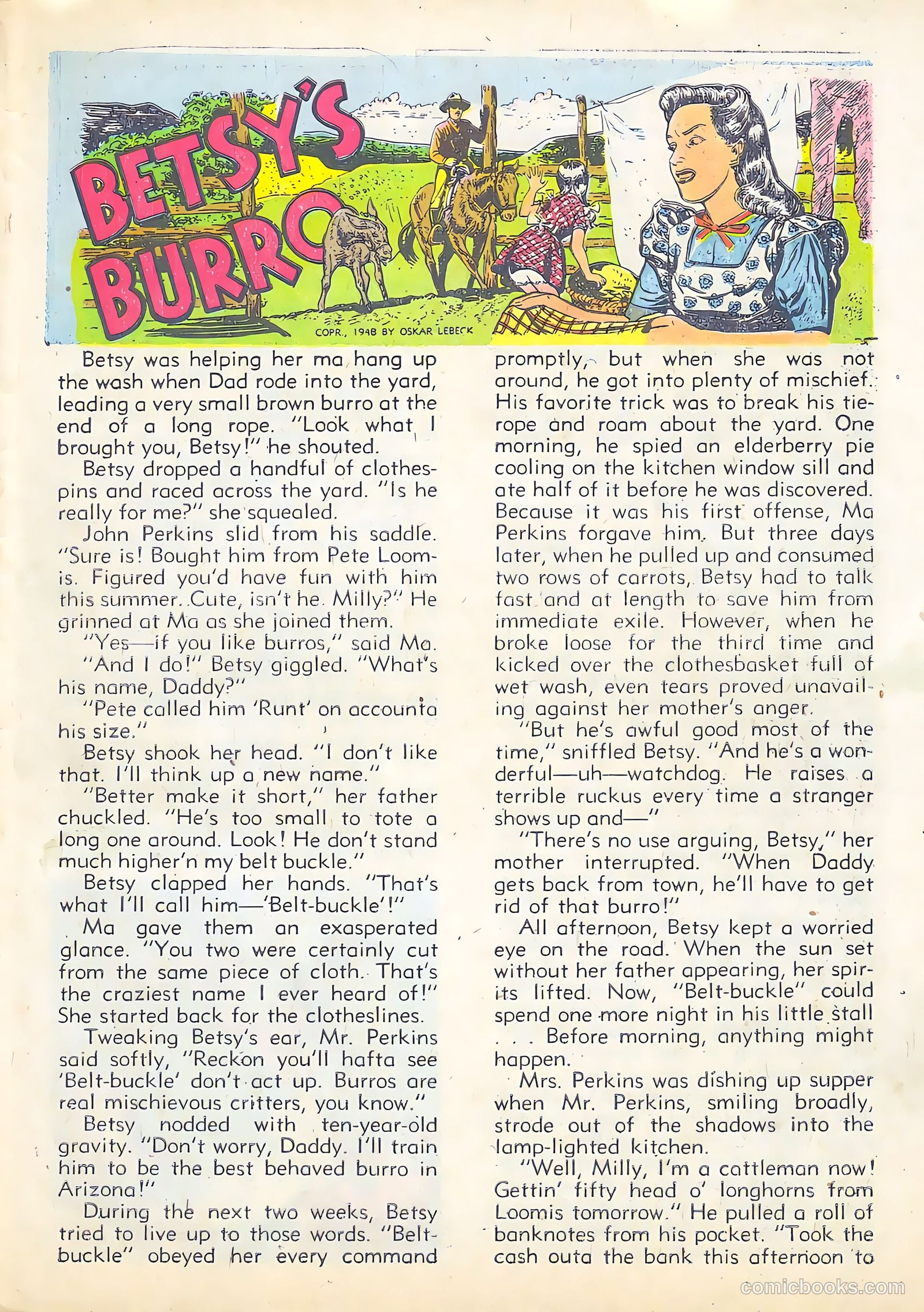Gene Autry Comics #13 (1954) — page 27 of 36