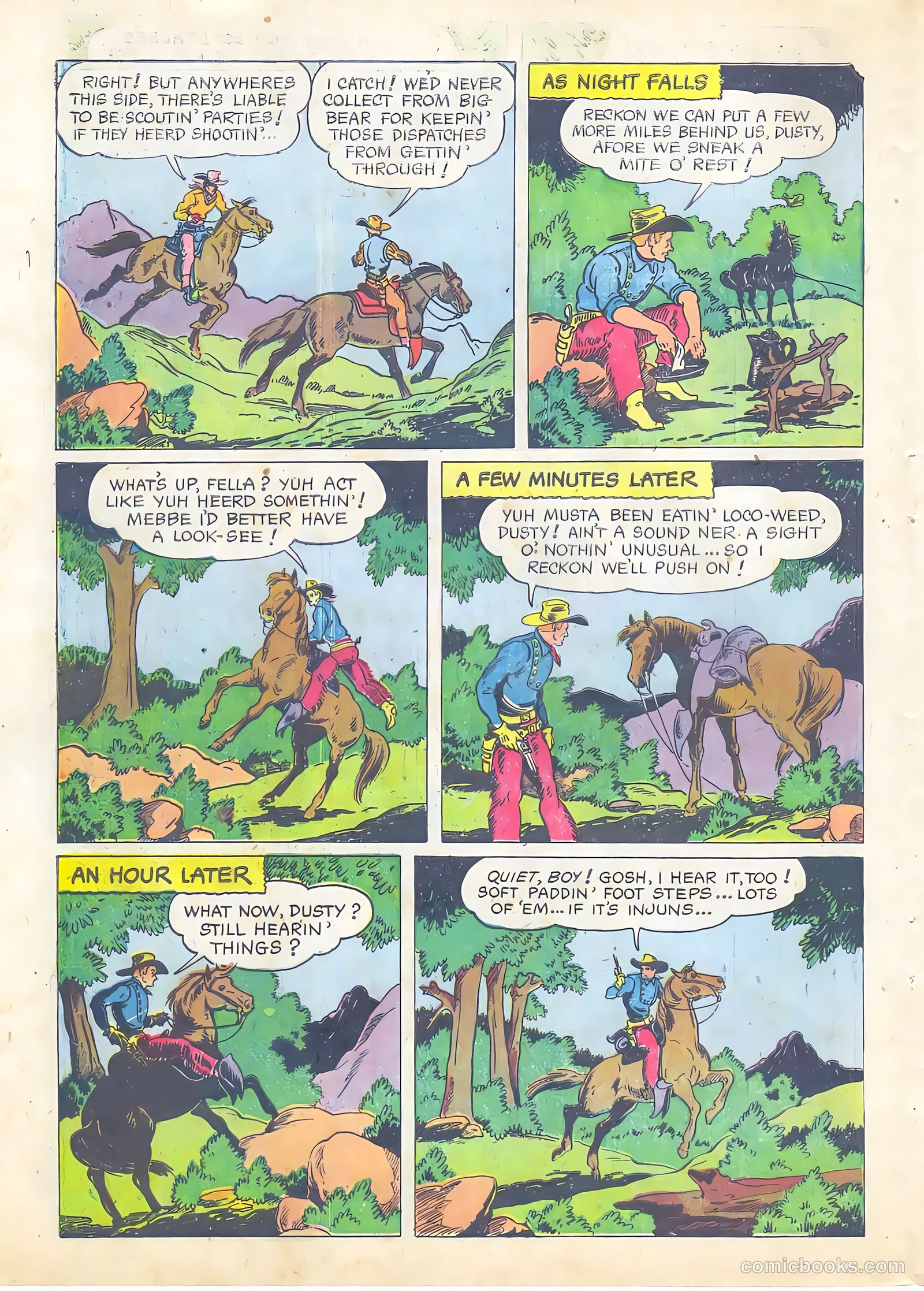 Gene Autry Comics #13 (1954) — page 30 of 36