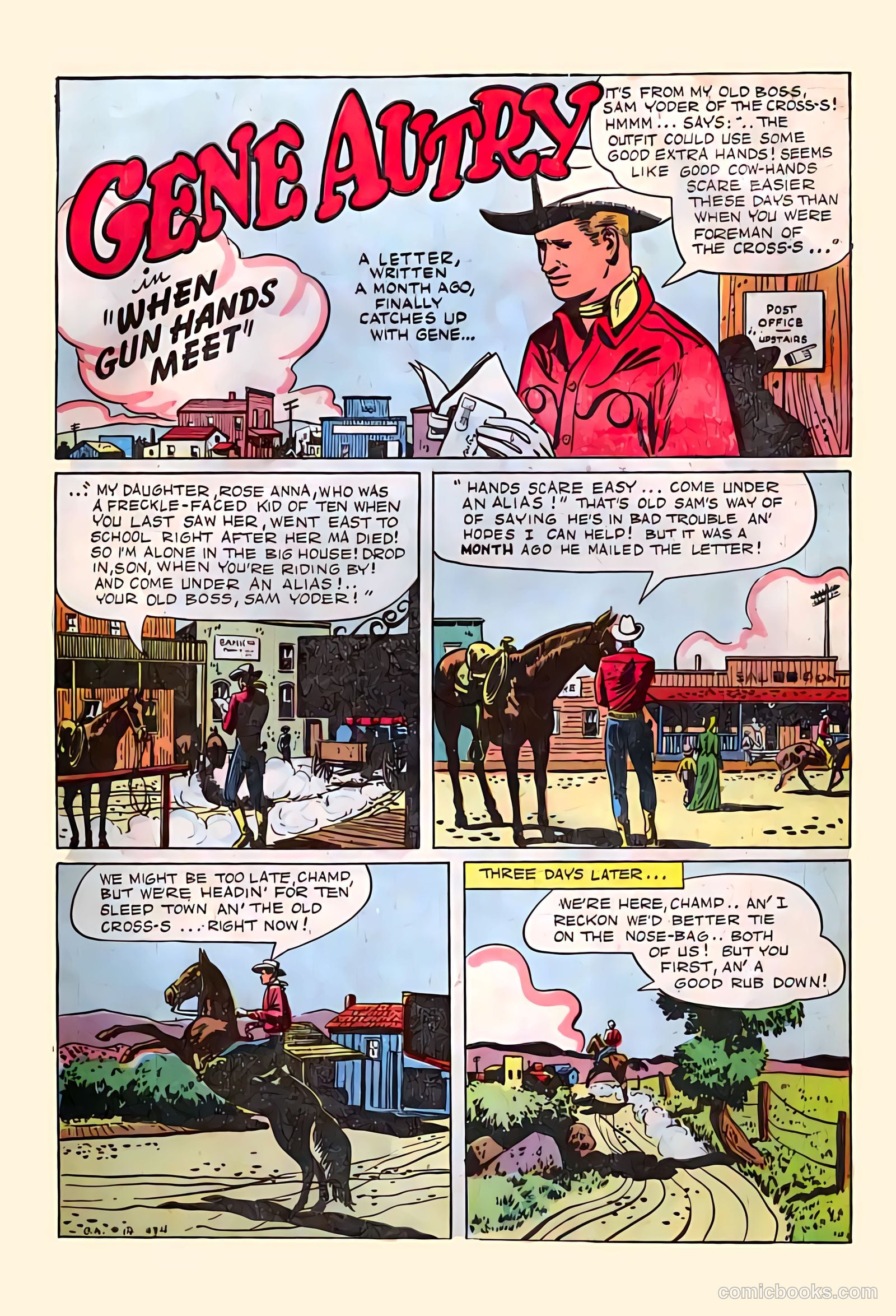 Gene Autry Comics #14 (1948) — page 3 of 35
