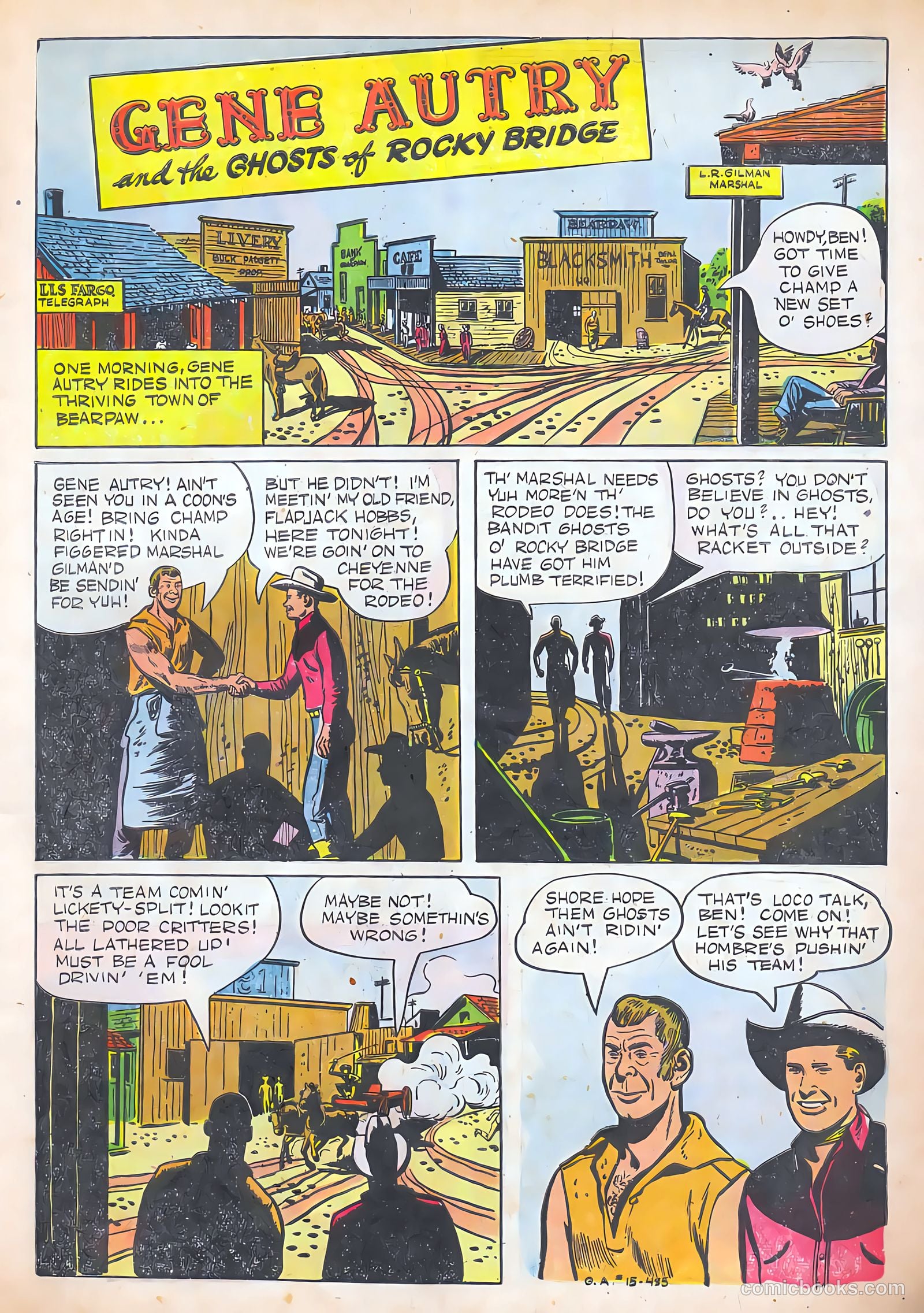Gene Autry Comics #15 (1948) — page 3 of 36