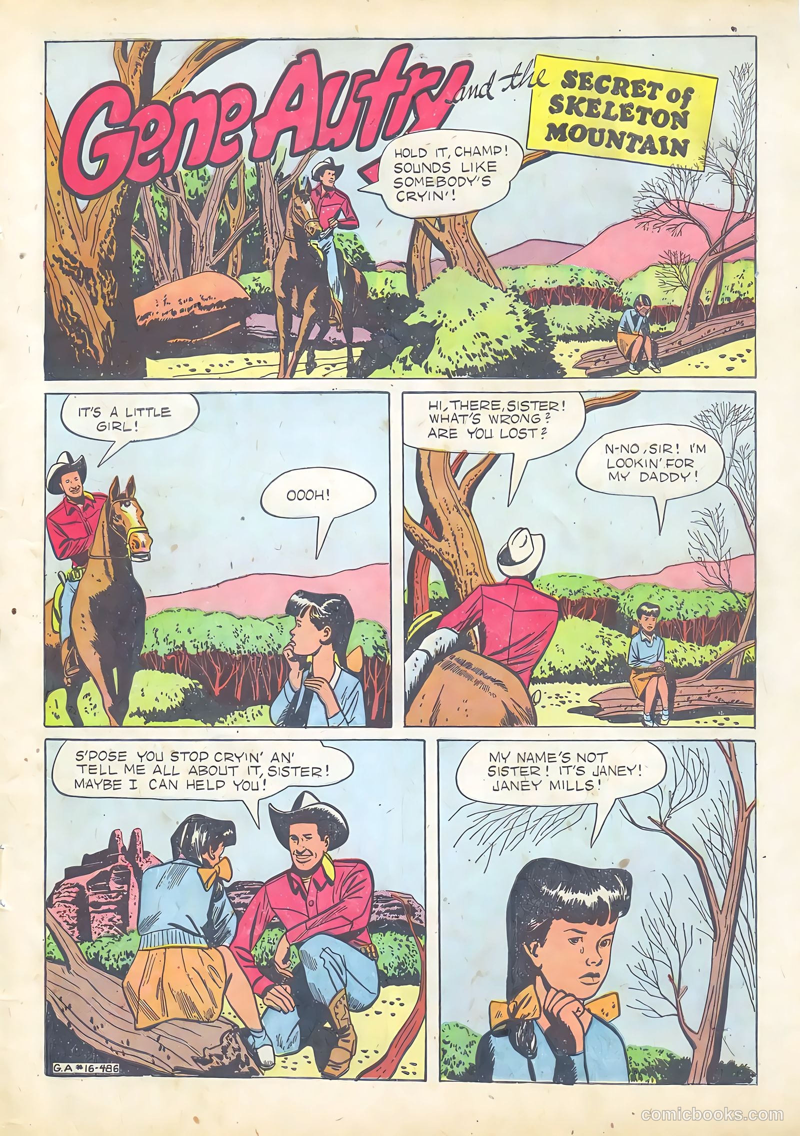 Gene Autry Comics #16 (1948) — page 3 of 36