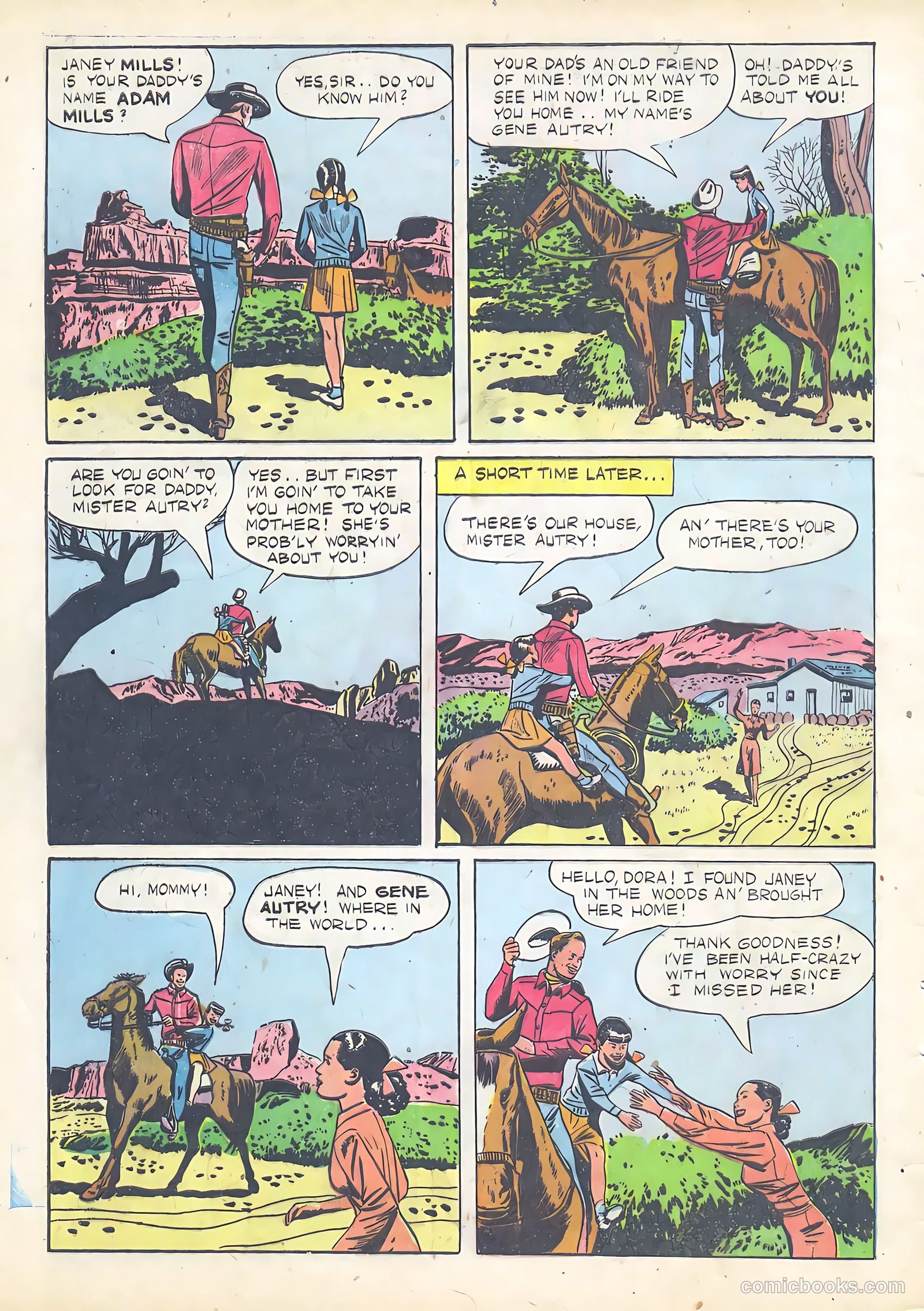 Gene Autry Comics #16 (1948) — page 4 of 36
