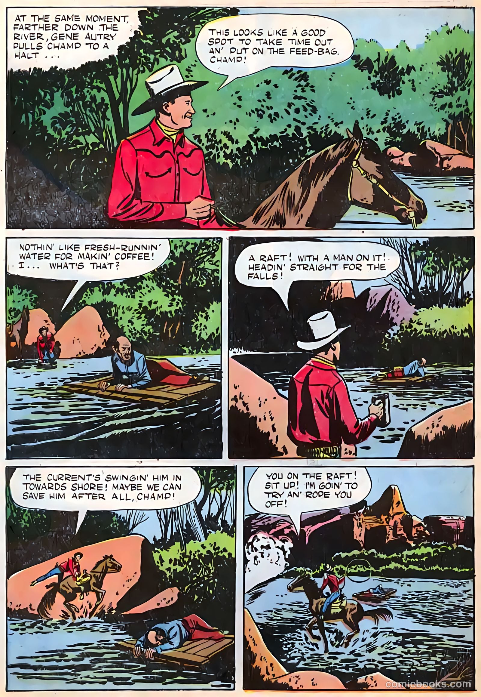 Gene Autry Comics #17 (1947) — page 6 of 26