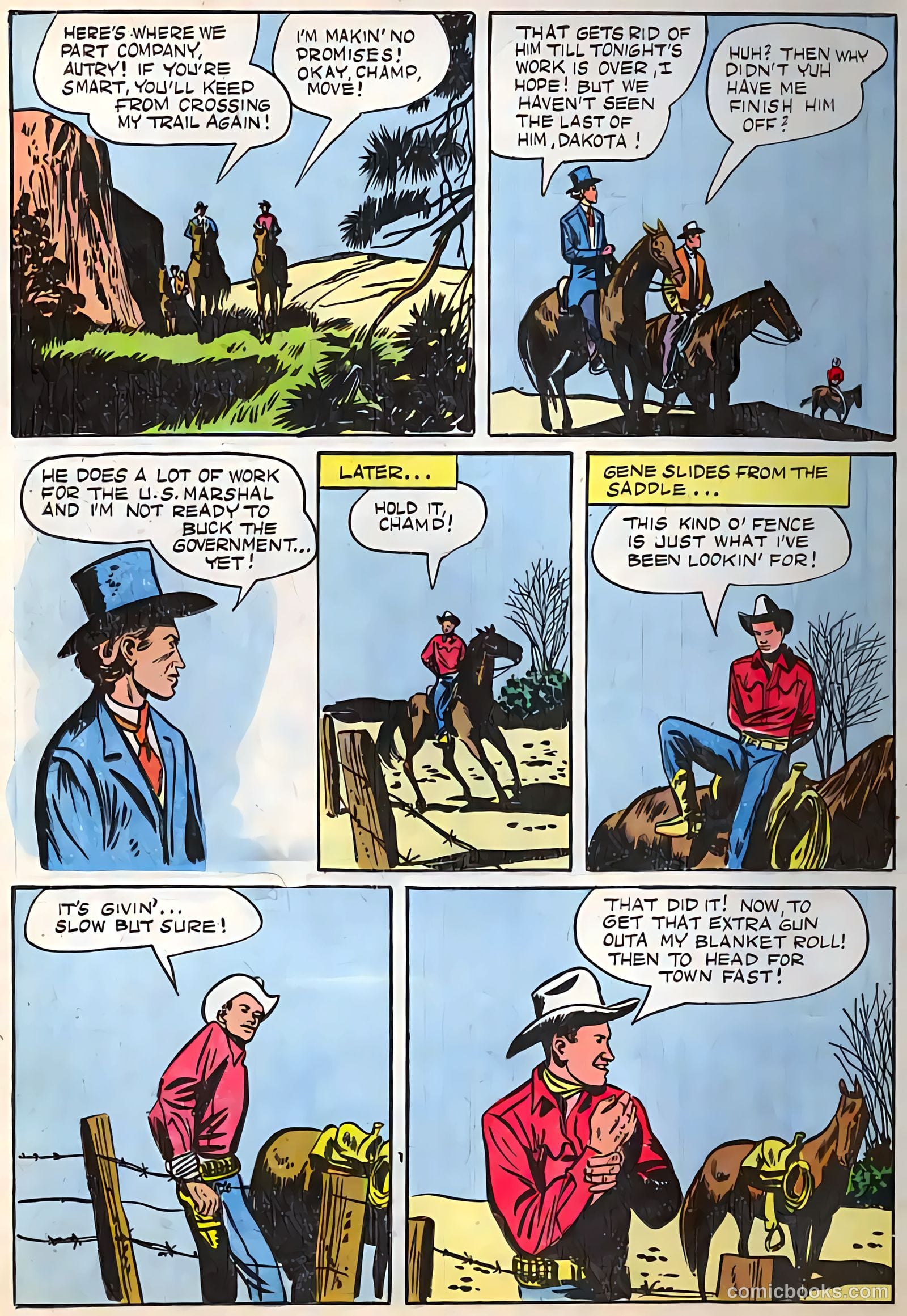 Gene Autry Comics #17 (1947) — page 21 of 26