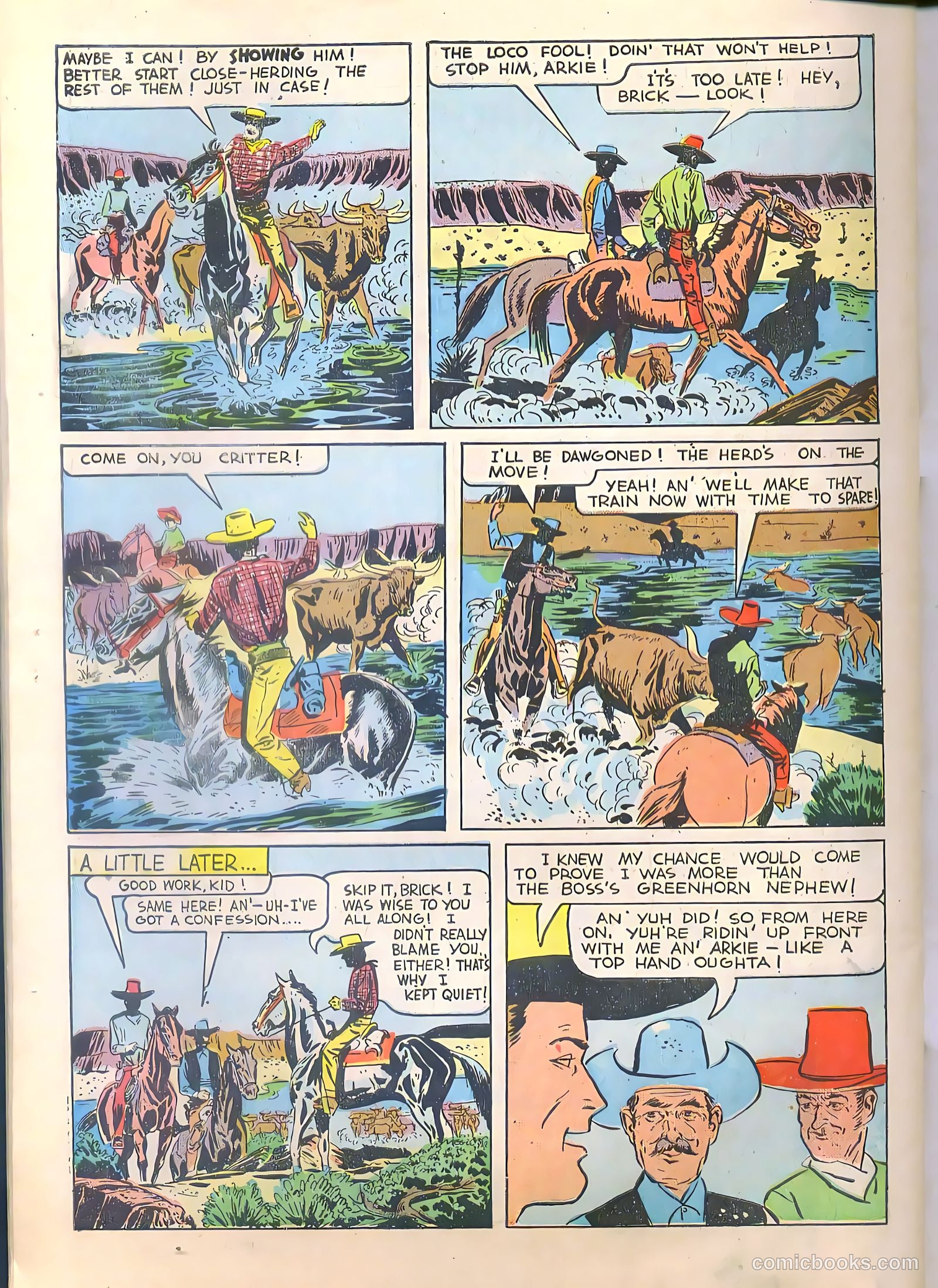 Gene Autry Comics #18 (1948) — page 34 of 36