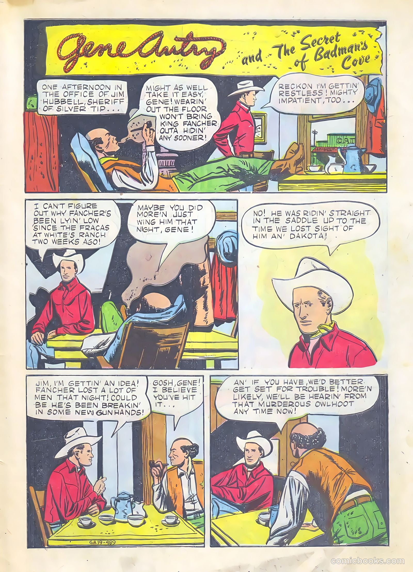 Gene Autry Comics #19 (1948) — page 3 of 36