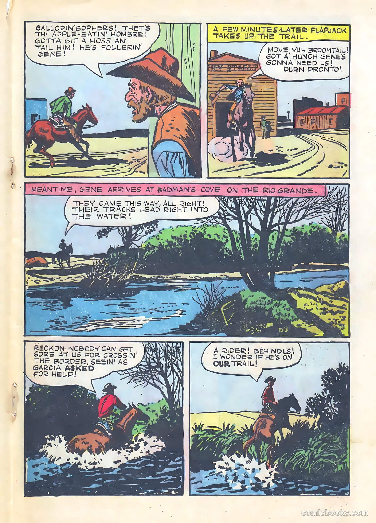 Gene Autry Comics #19 (1948) — page 21 of 36