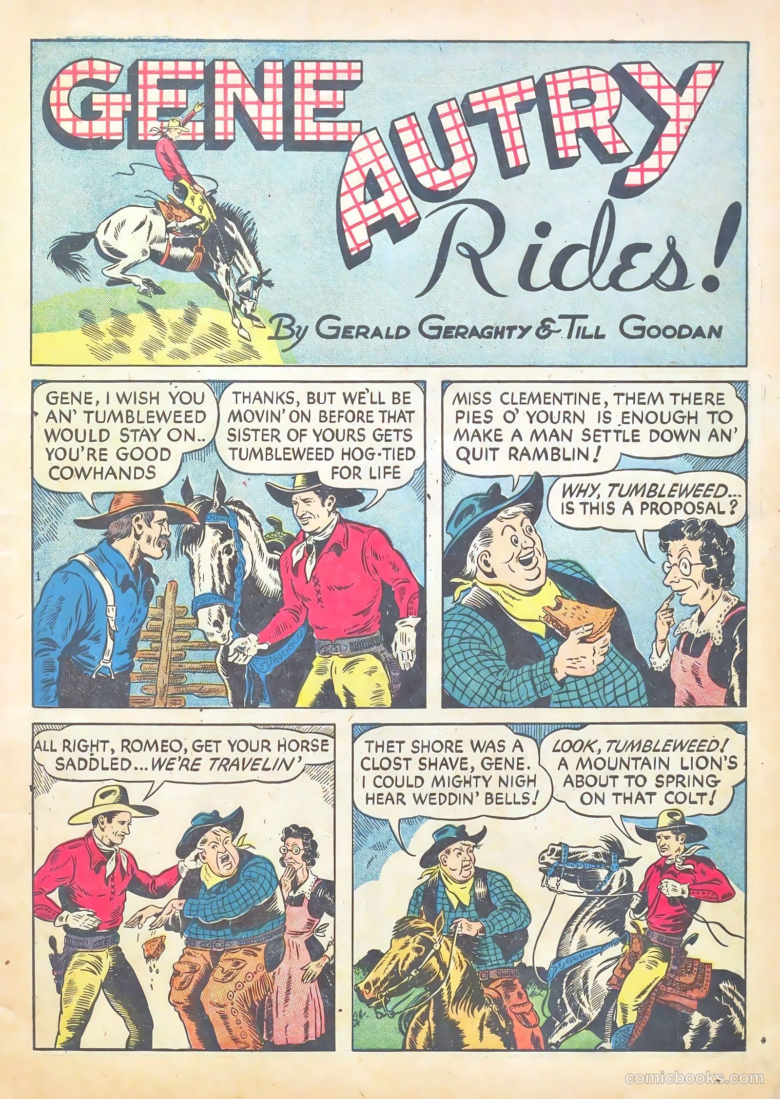 Gene Autry Comics #2 (1942) — page 3 of 68