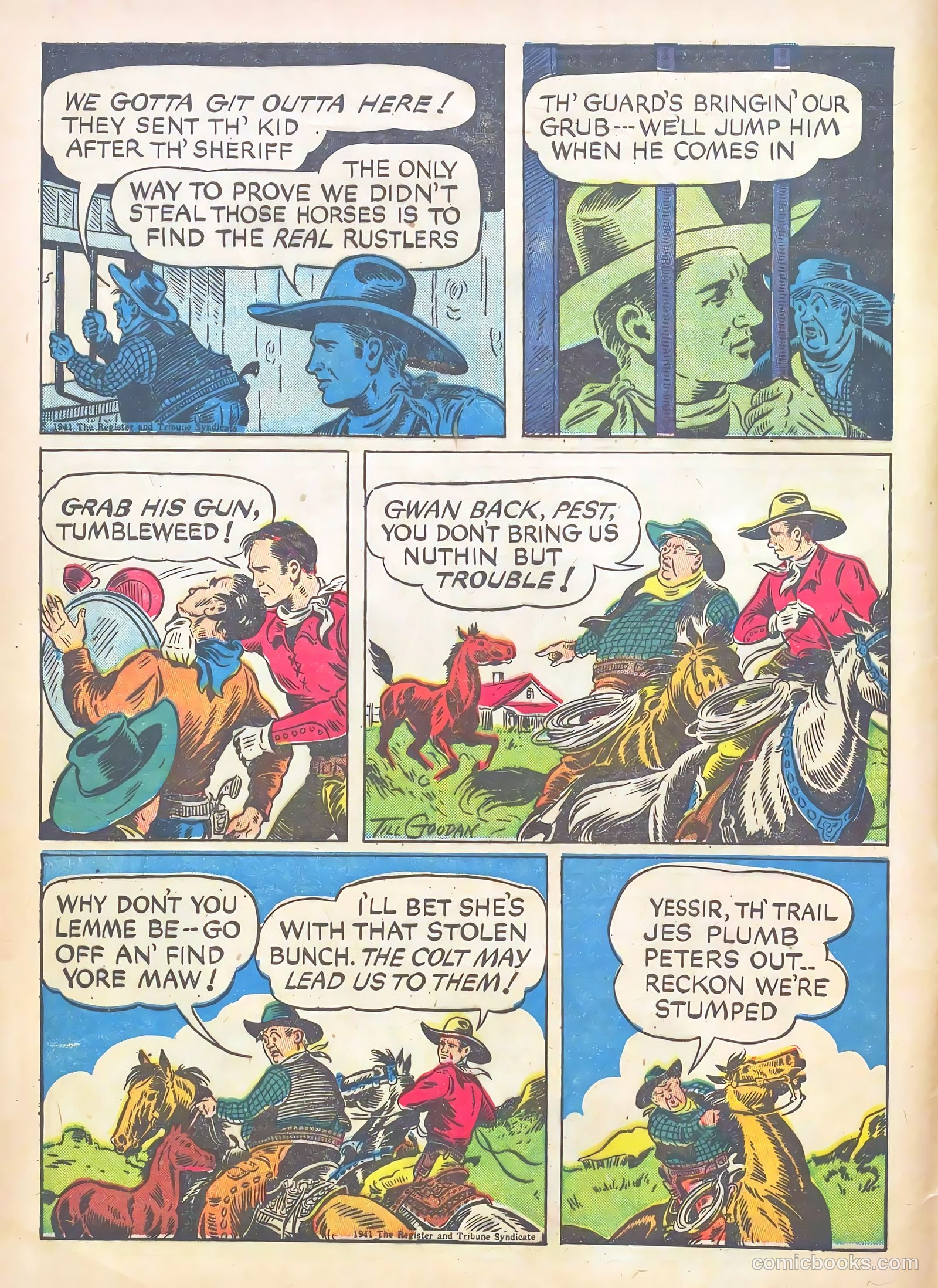Gene Autry Comics #2 (1942) — page 6 of 68