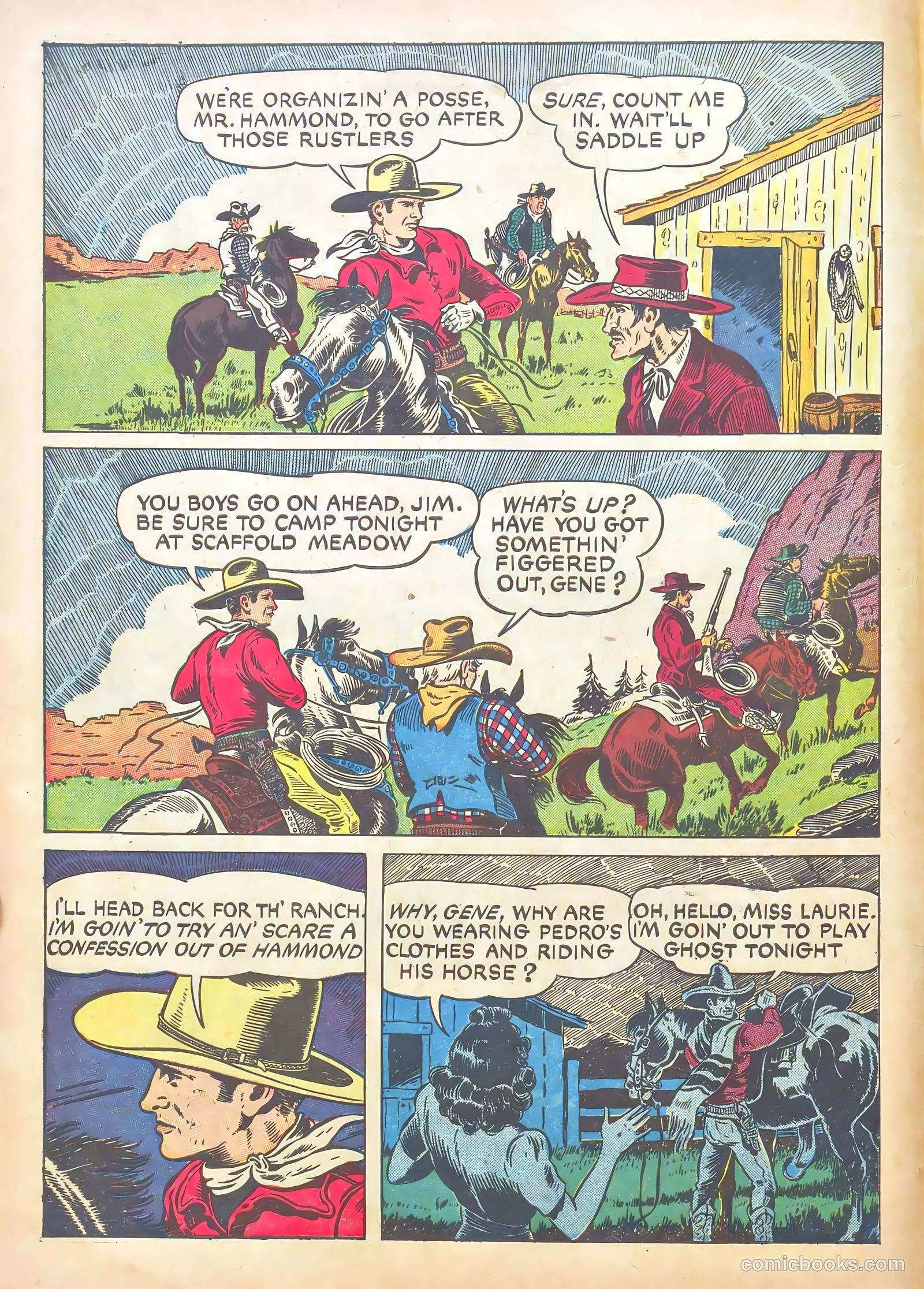 Gene Autry Comics #2 (1942) — page 16 of 68