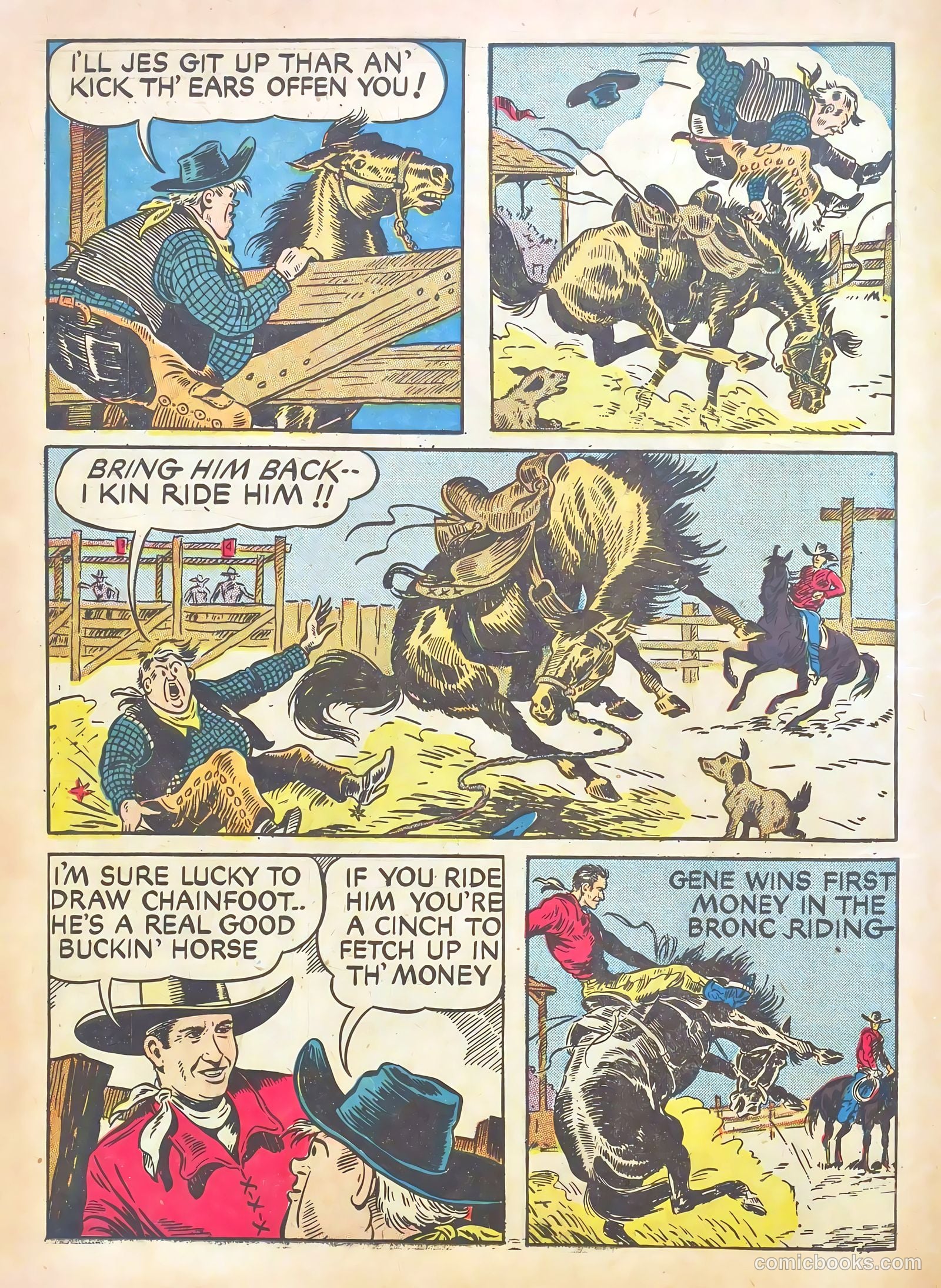 Gene Autry Comics #2 (1942) — page 34 of 68