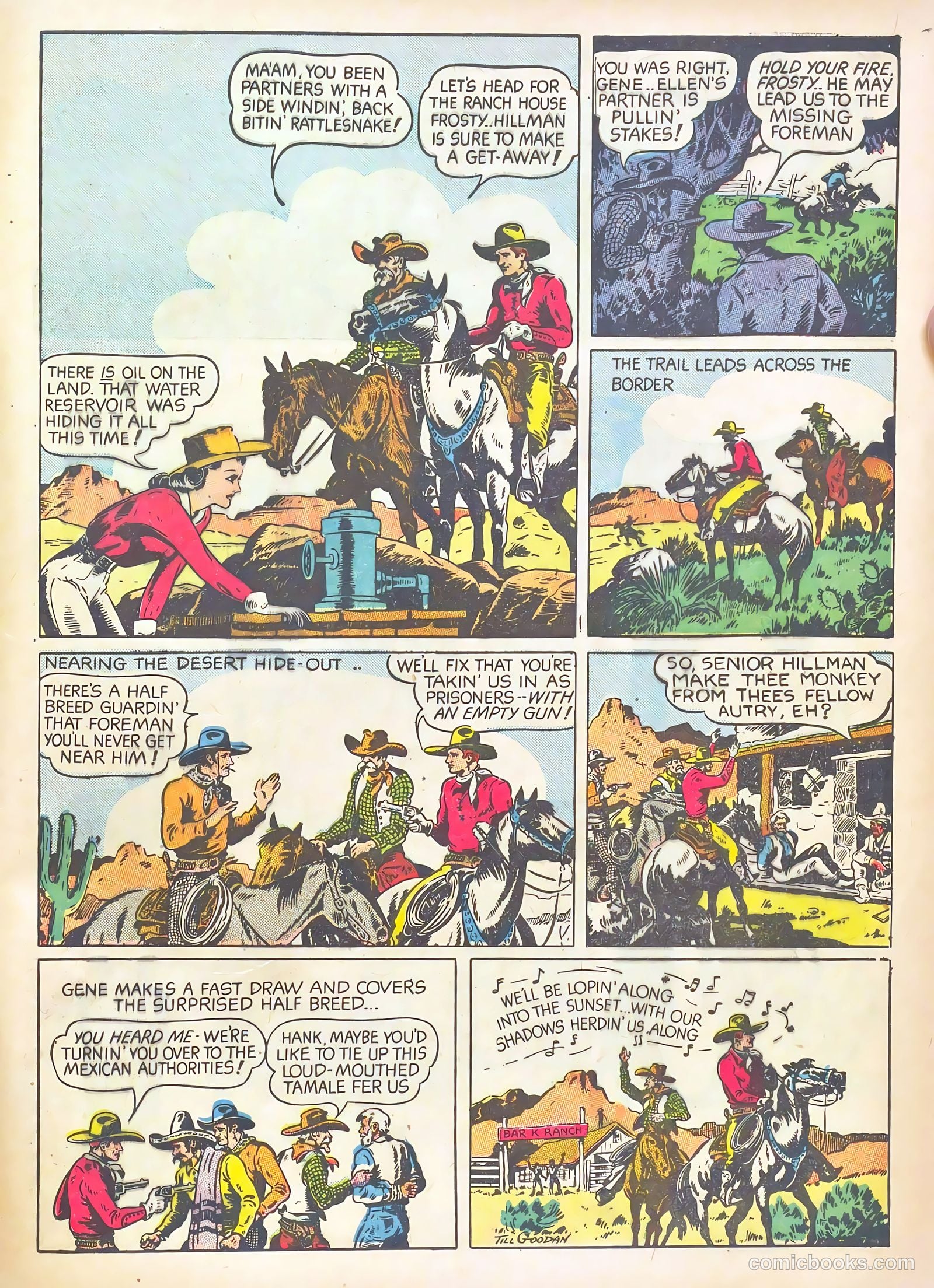 Gene Autry Comics #2 (1942) — page 57 of 68