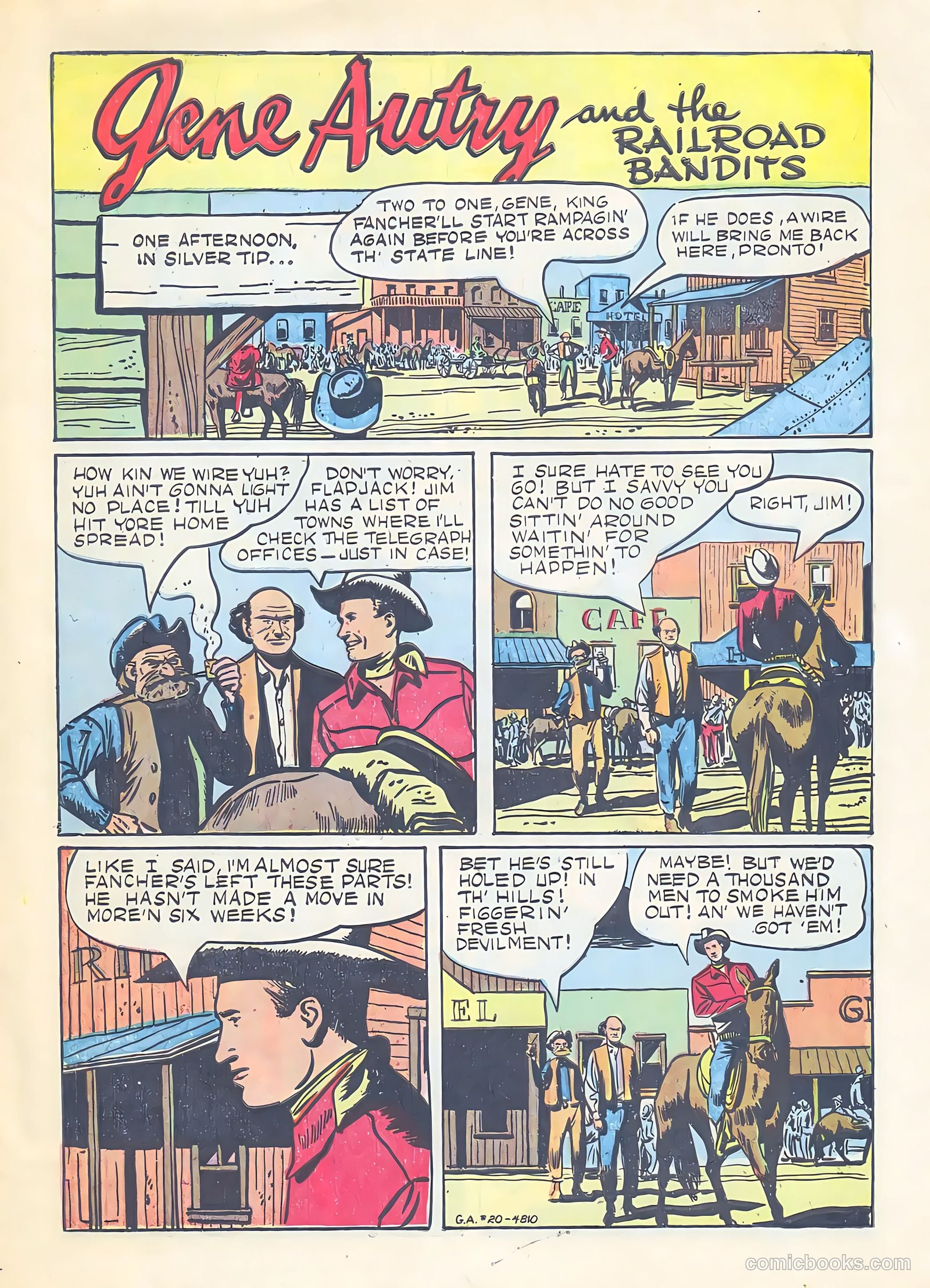 Gene Autry Comics #20 (1948) — page 3 of 36
