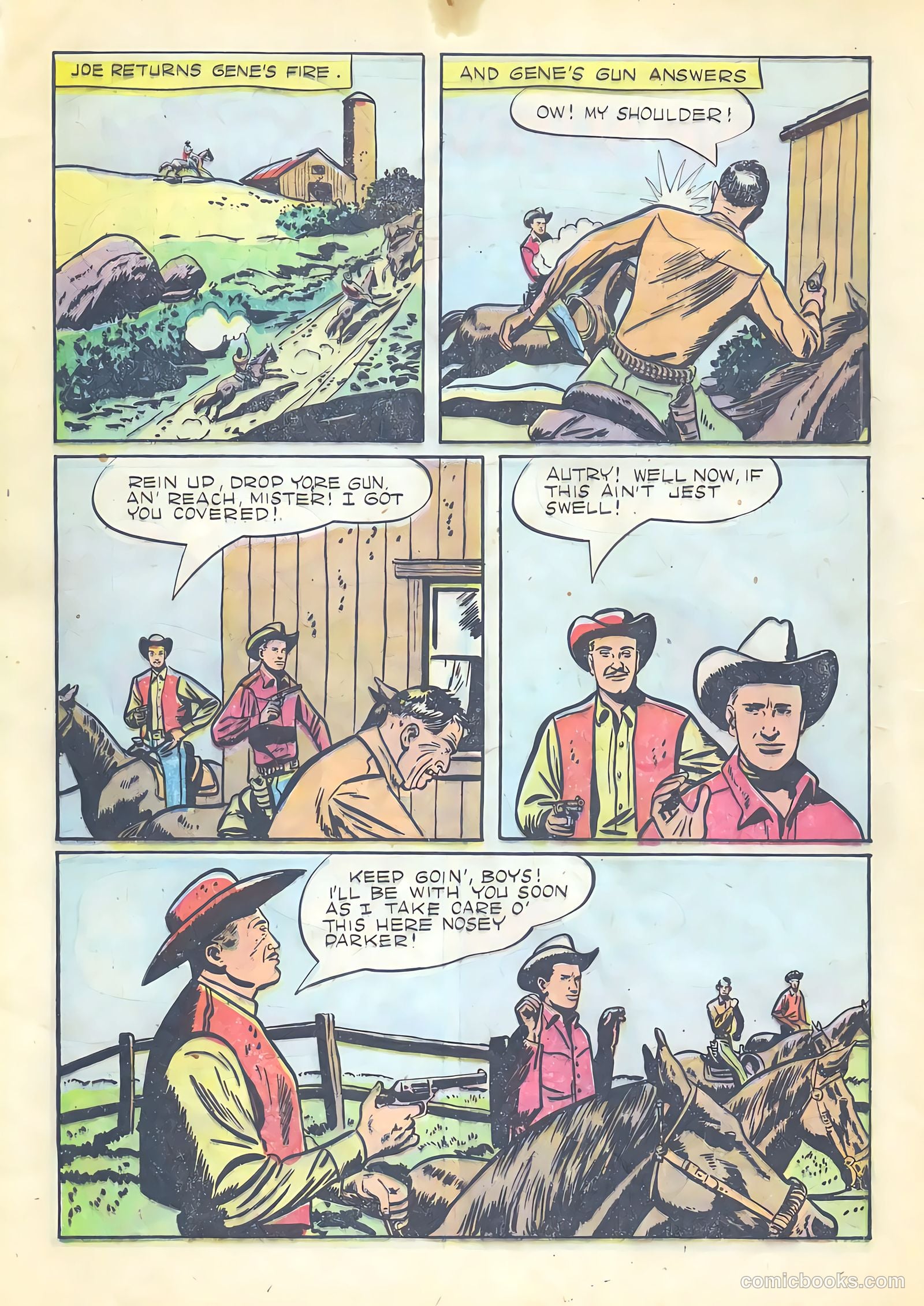 Gene Autry Comics #21 (1948) — page 4 of 36